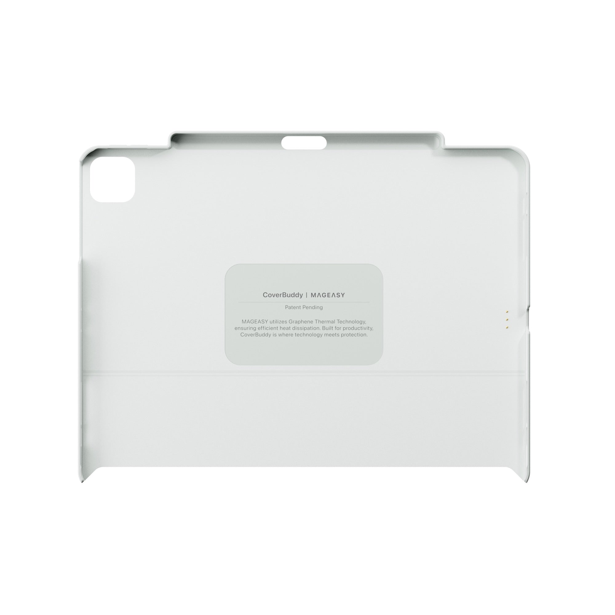 Mageasy CoverBuddy Magnetic Case with Graphene for iPad Air 13"– Magic Keyboard Compatible-Black