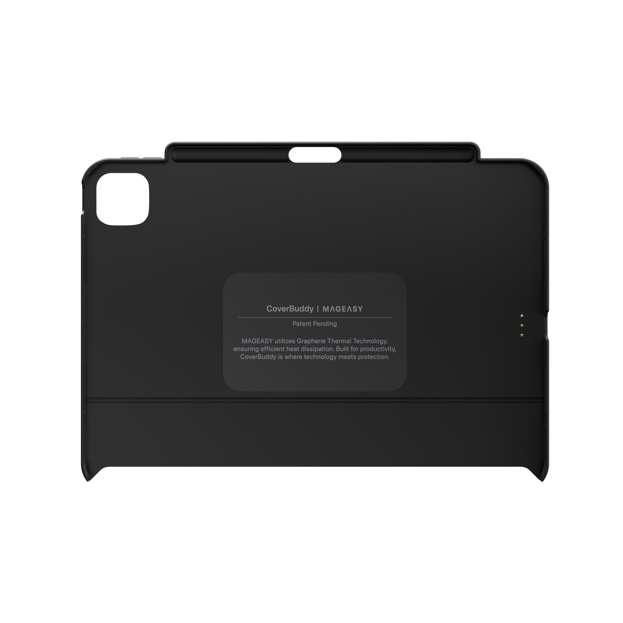 Mageasy CoverBuddy Magnetic Case with Graphene for iPad Pro 11"– Magic Keyboard Compatible-White