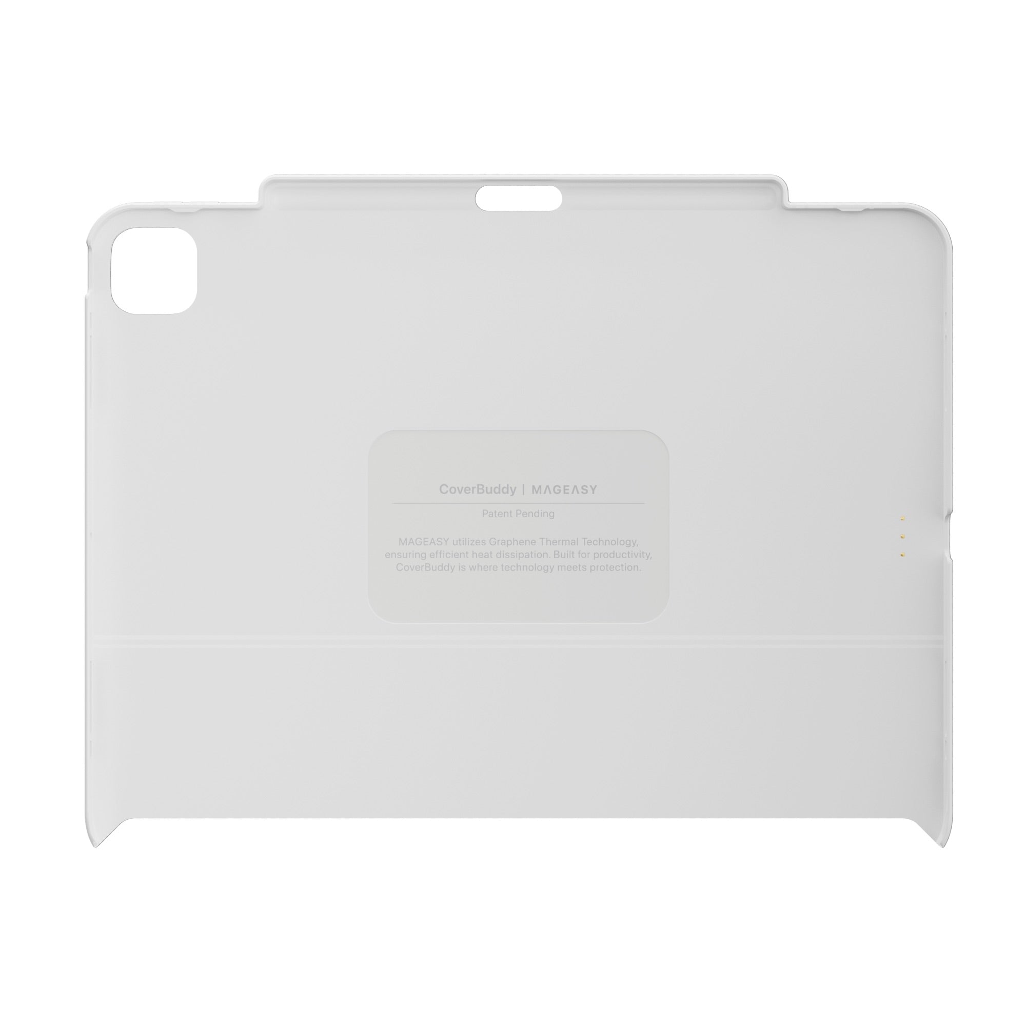 Mageasy CoverBuddy Magnetic Case with Graphene for iPad Pro 13"– Magic Keyboard Compatible-Black