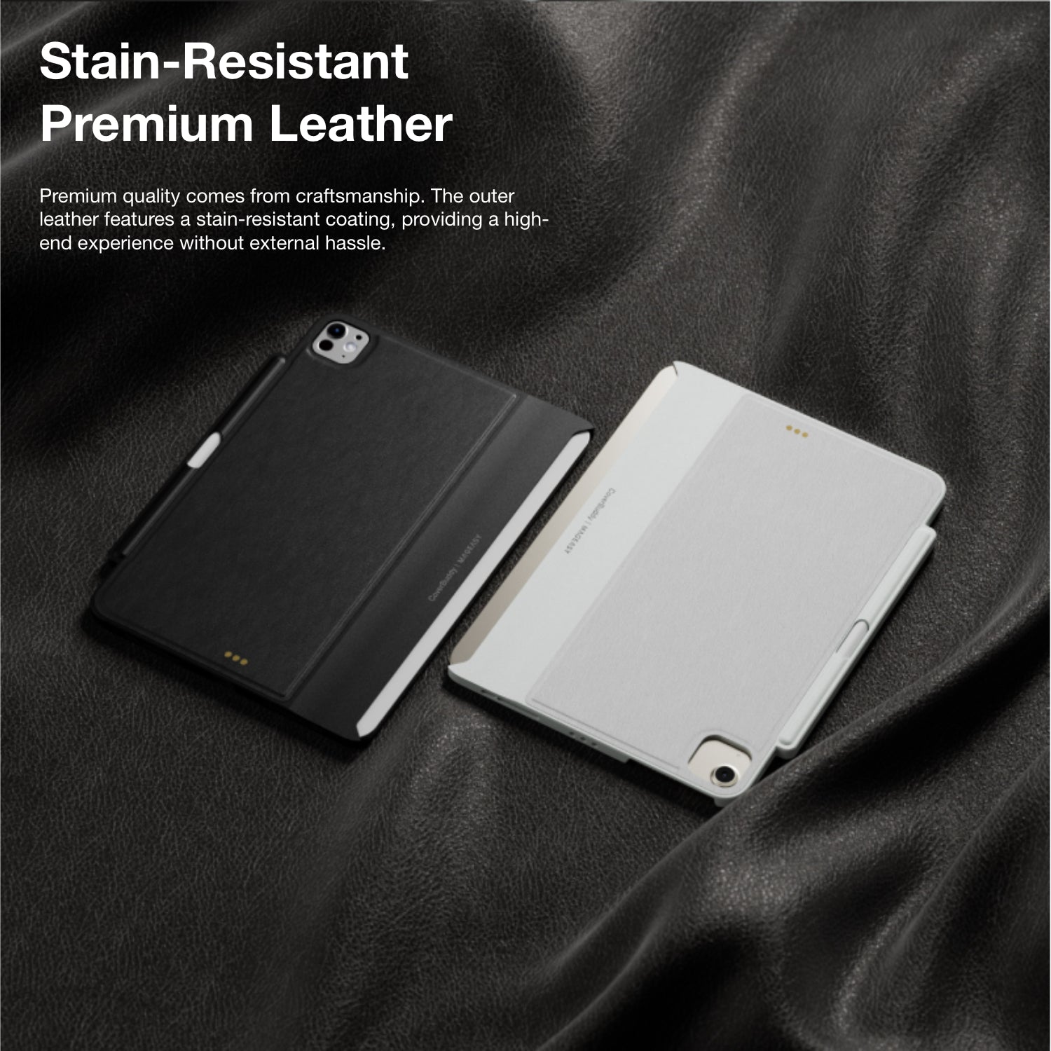 Mageasy CoverBuddy Magnetic Case with Graphene for iPad Pro 11"– Magic Keyboard Compatible-Black