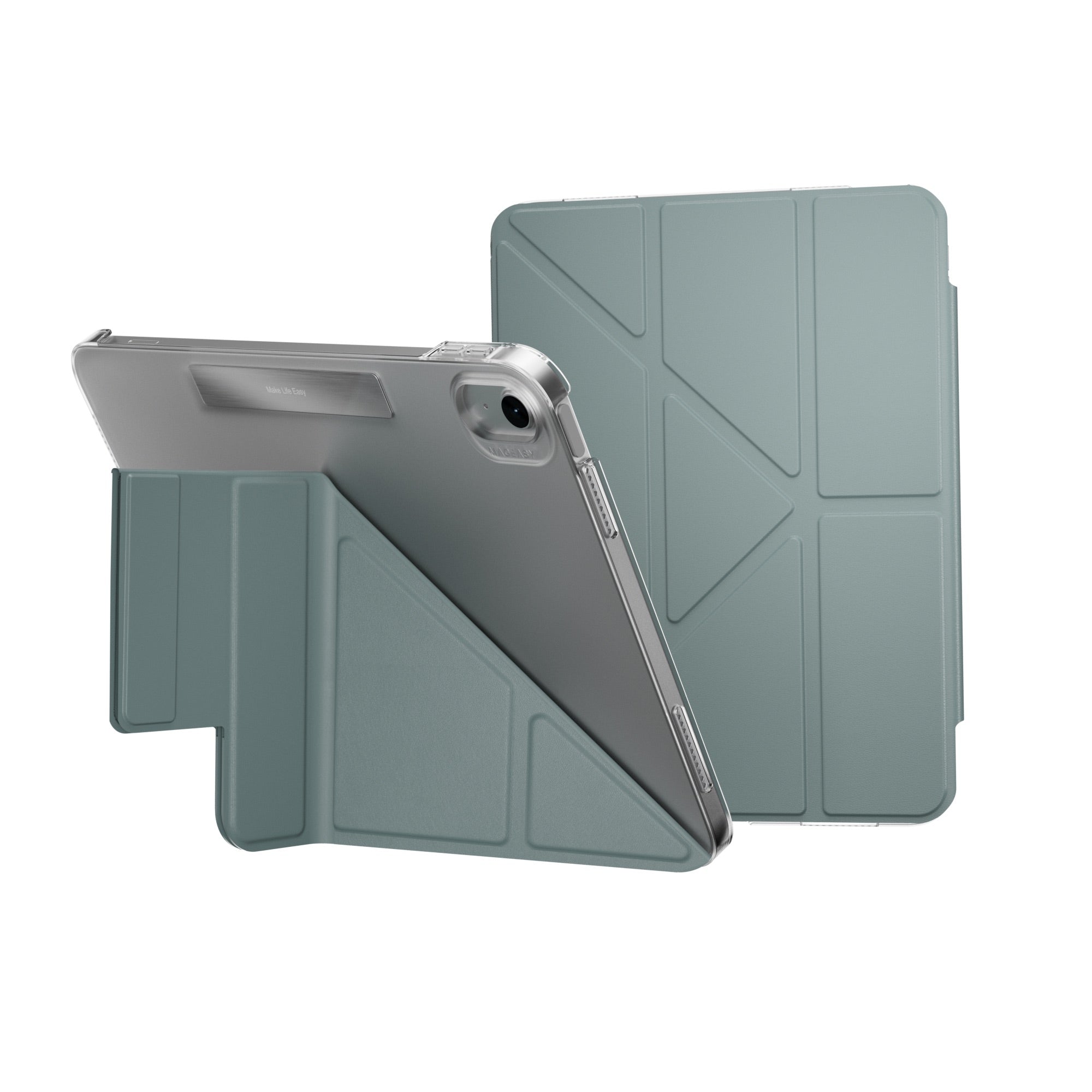 MAGEASY Facet Folding Folio Case for iPad 11 (A16) / iPad 10 (2022) - Stormy Sea