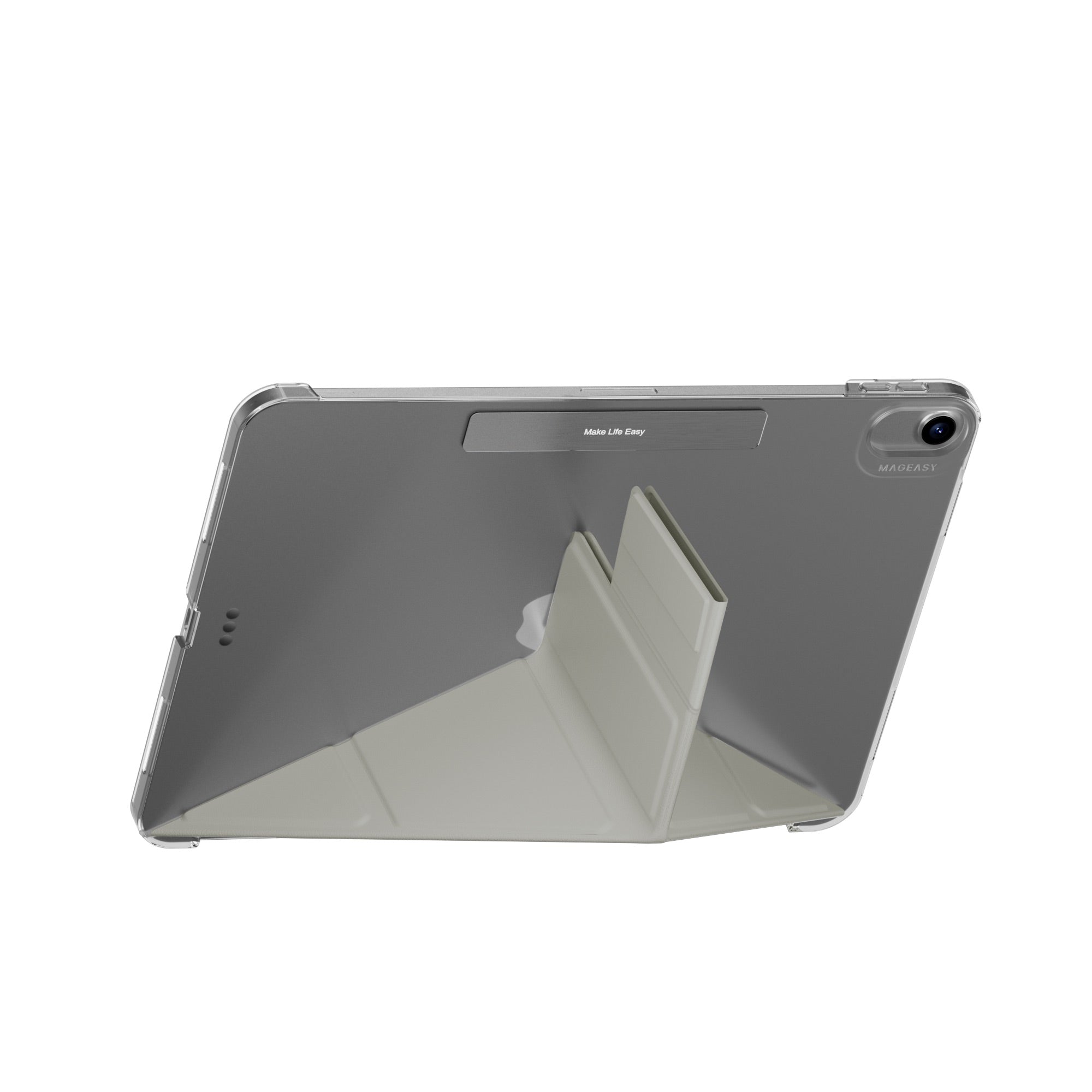 MAGEASY Facet Folding Folio Case for iPad Air 11" (M4/M3/M2, 2026-2024) - Gray Starlight