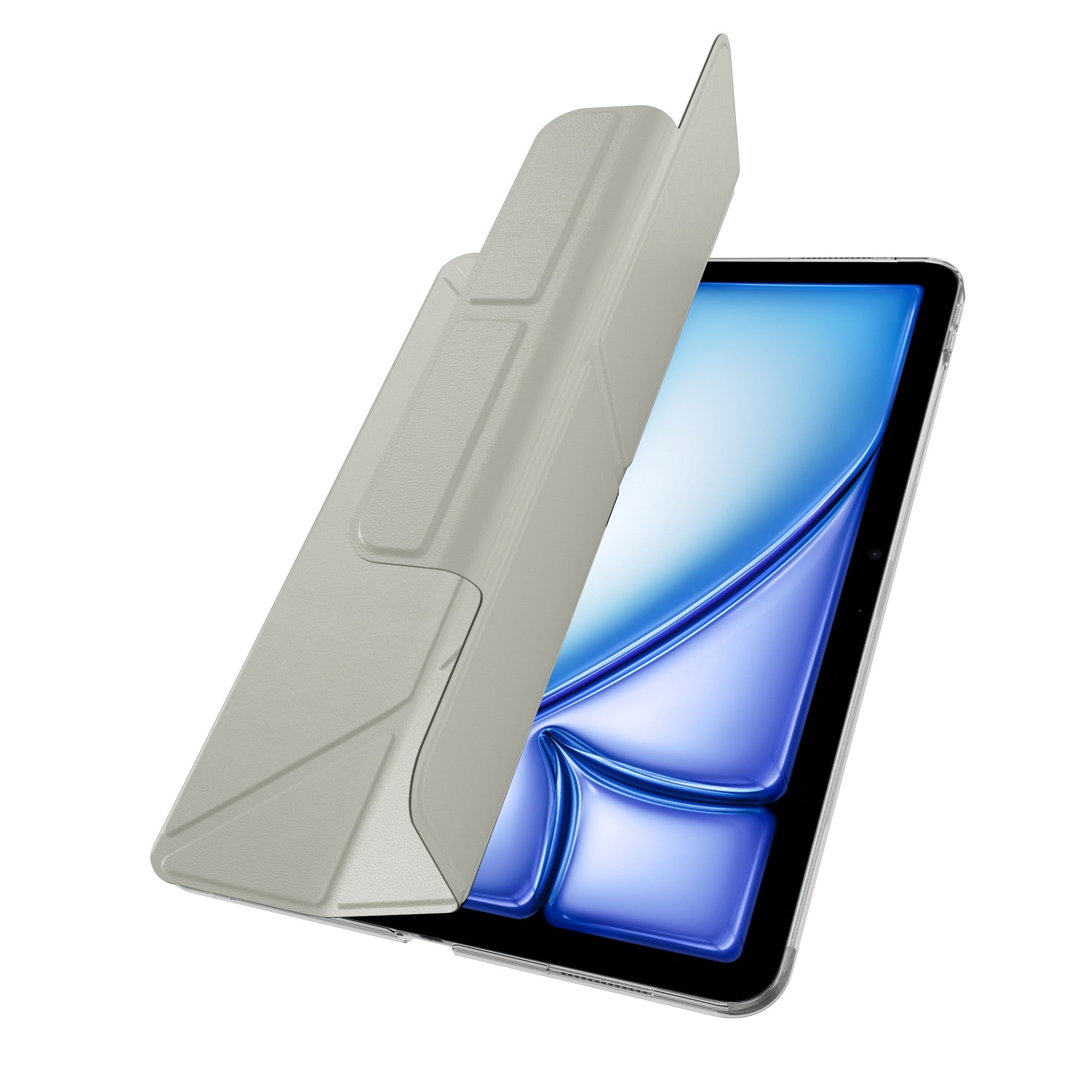 MAGEASY Facet Folding Folio Case for iPad Air 11" (M4/M3/M2, 2026-2024) - Gray Starlight