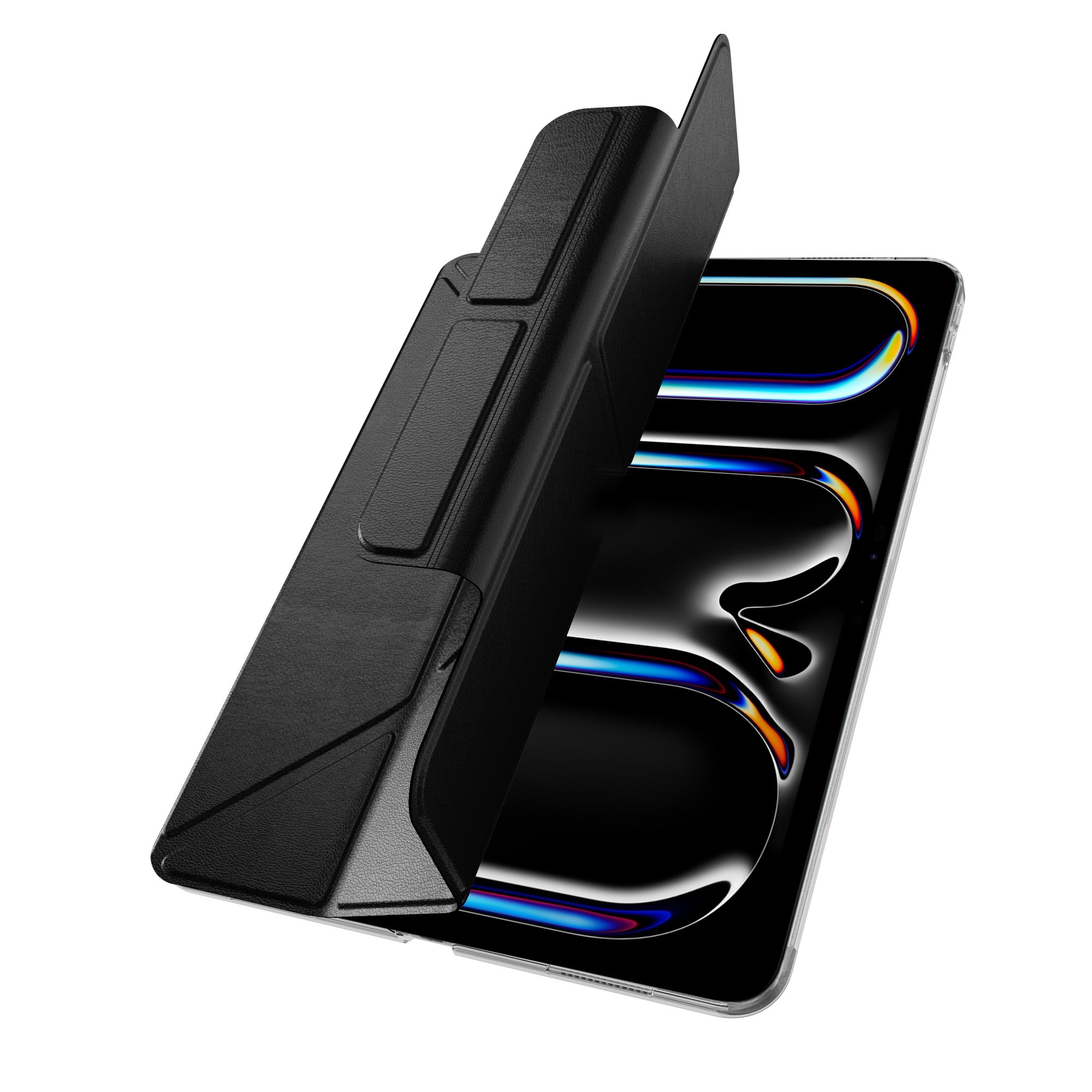 MAGEASY Facet Folding Folio Case for iPad Pro 13" (M4 2024, M5 2025) - Black