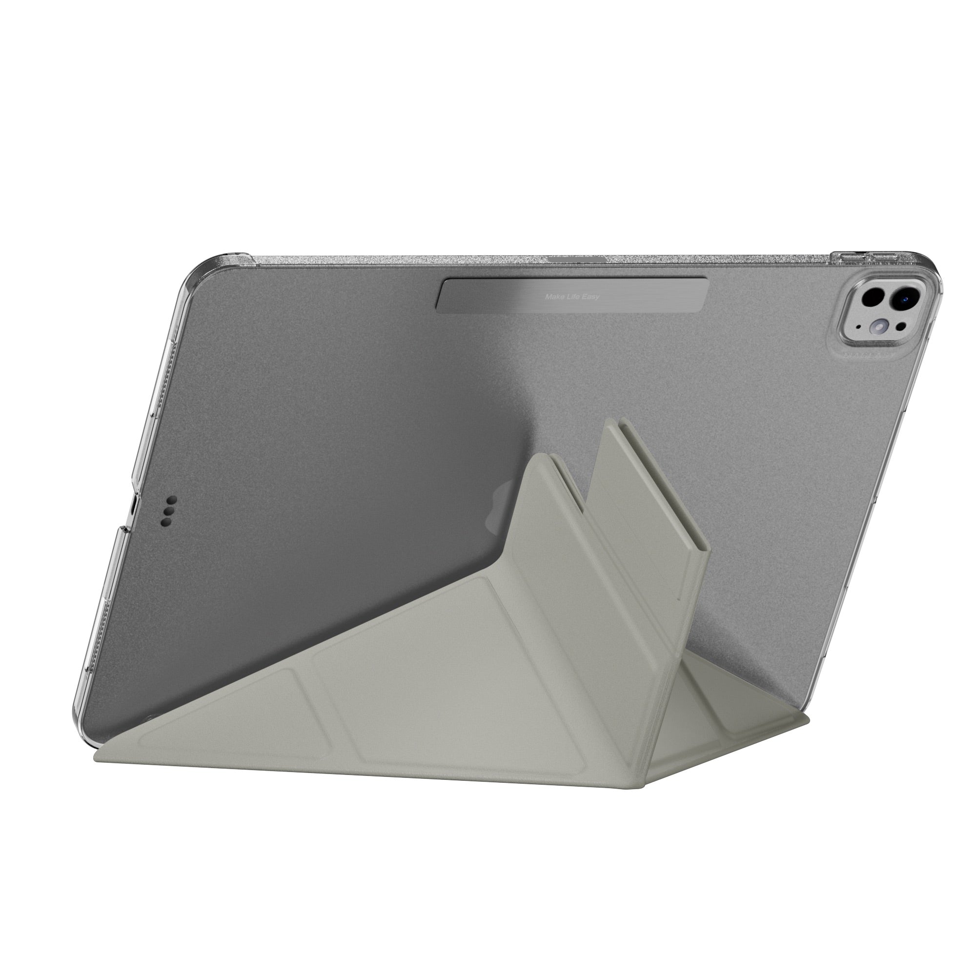 MAGEASY Facet Folding Folio Case for iPad Pro 13" (M4 2024, M5 2025) - Gray Starlight