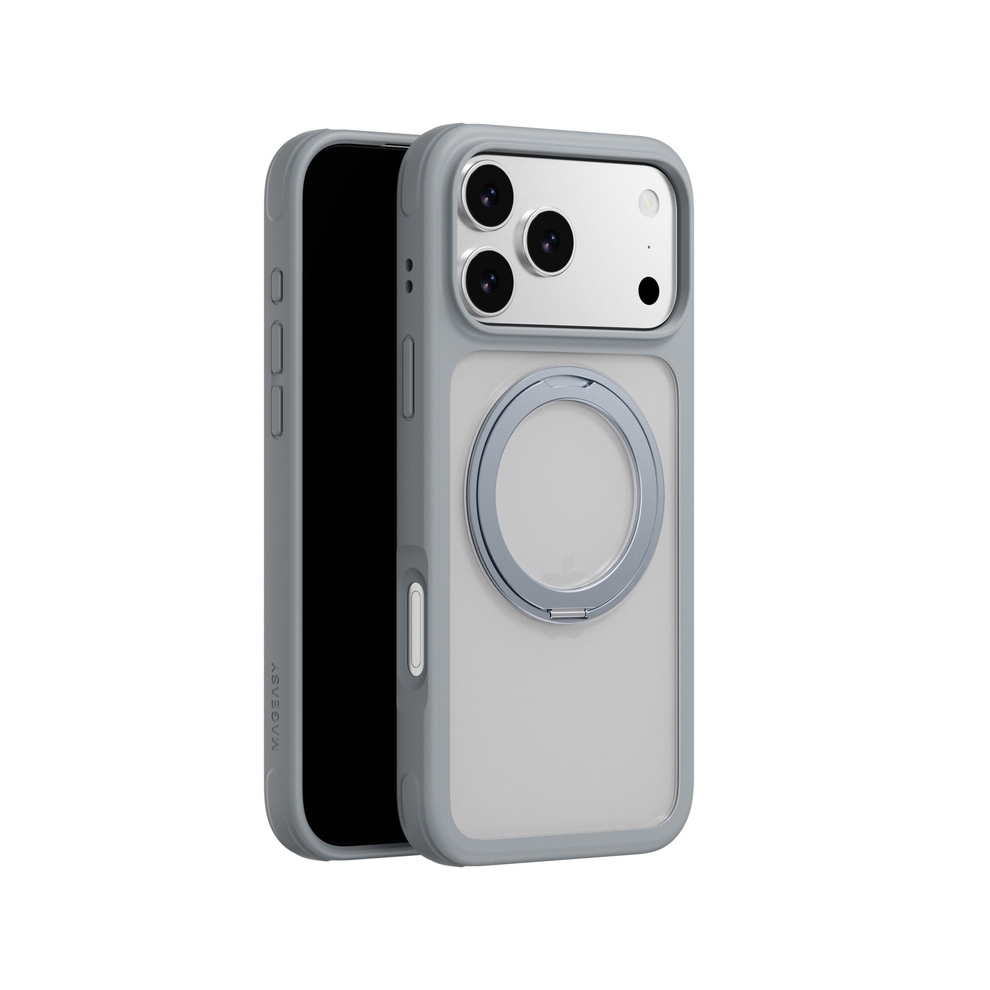 MAGEASY MagStand 360 M MagSafe Rotating Stand Case for iPhone 17 Pro Max - Mist