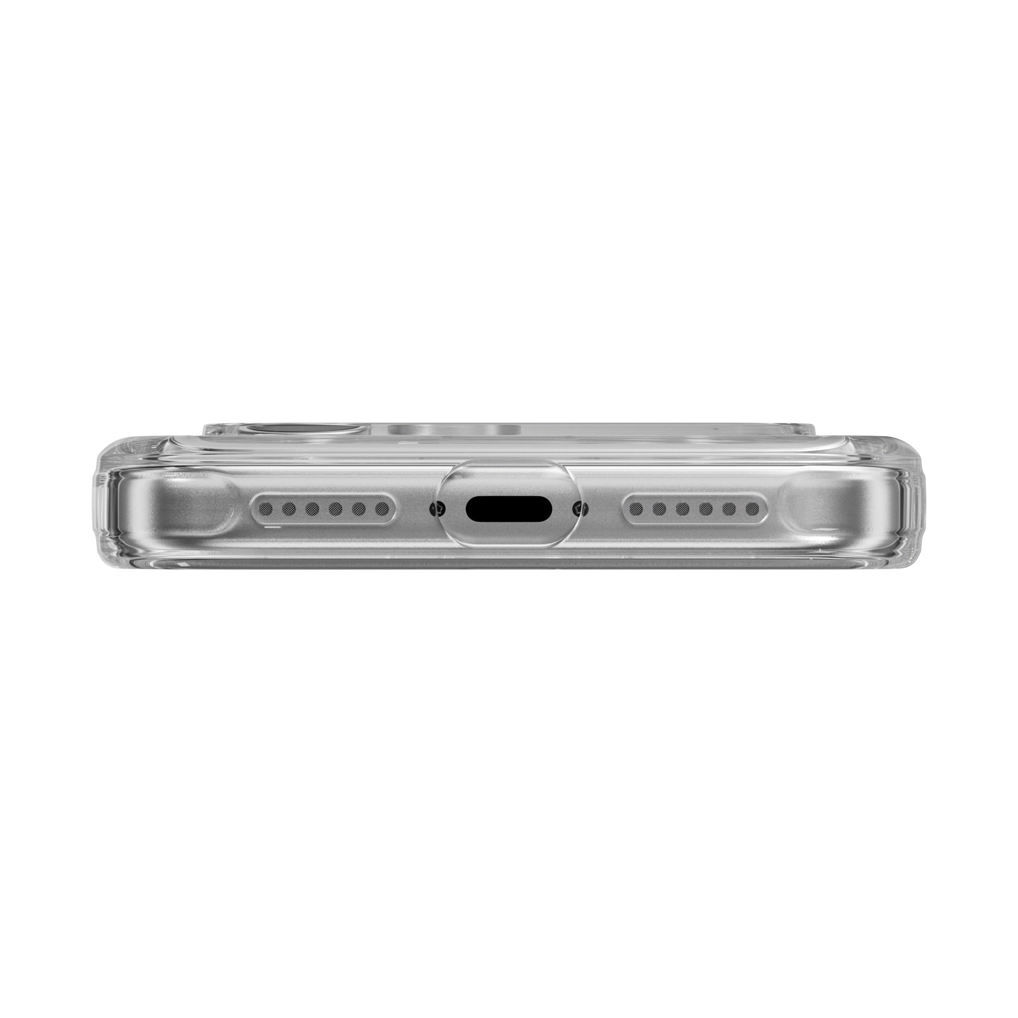 MAGEASY MagStand 360 M MagSafe Rotating Stand Case for iPhone 17 Pro Max - Transparent
