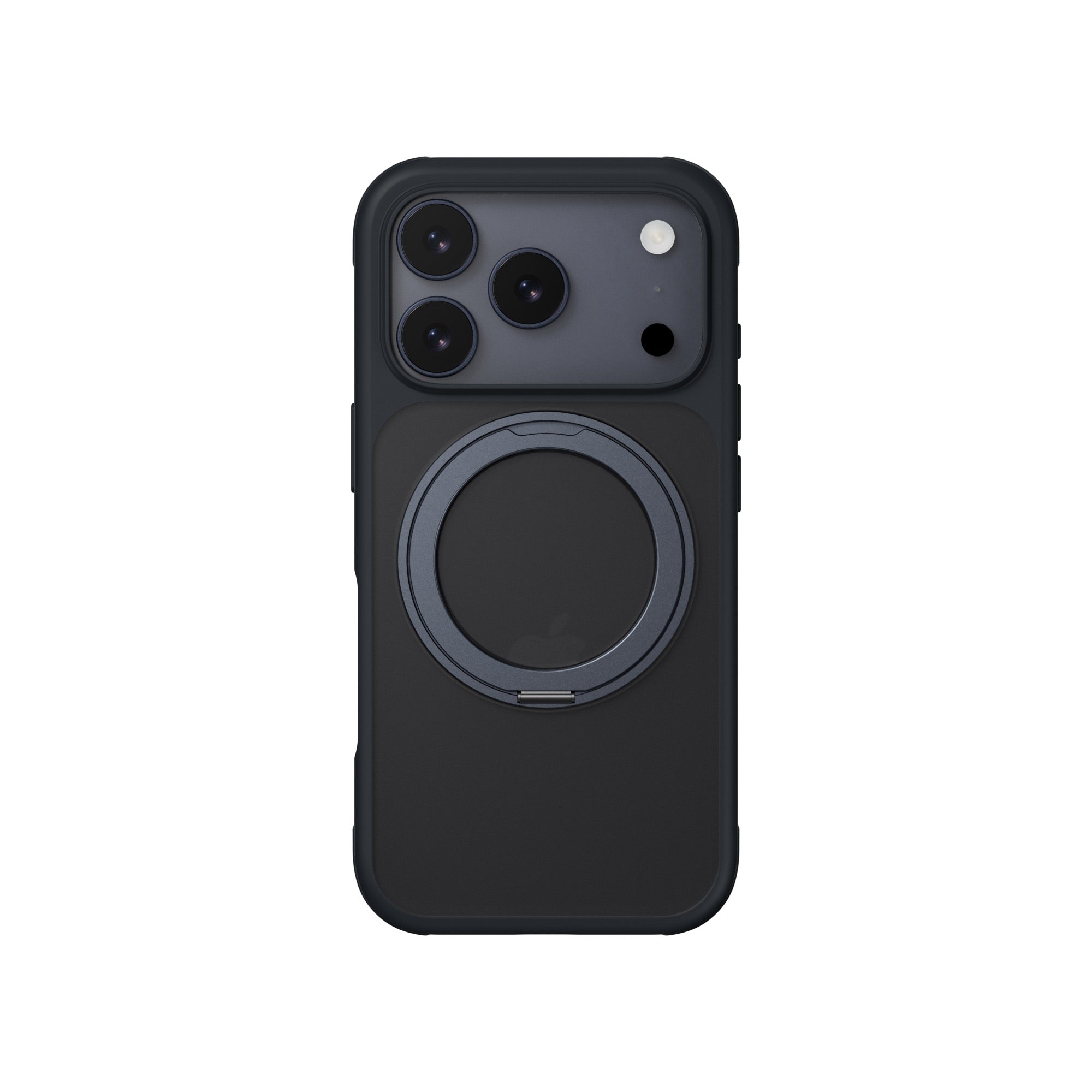 Mageasy MagStand 360 M MagSafe Rotating Stand Case for iPhone 17 Pro - Midnight