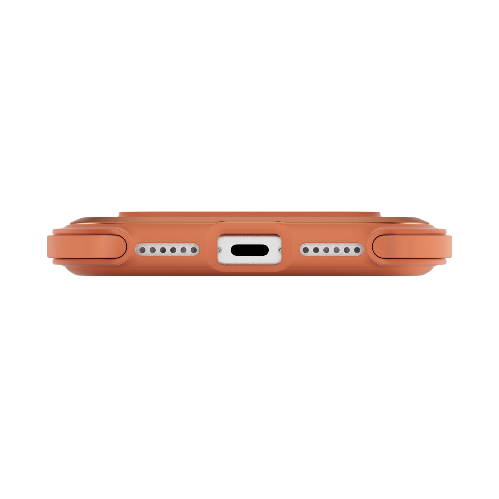 MAGEASY Odyssey Strap M MagSafe Rugged Lanyard Case - iPhone 17 Pro Max - Coral/Orange
