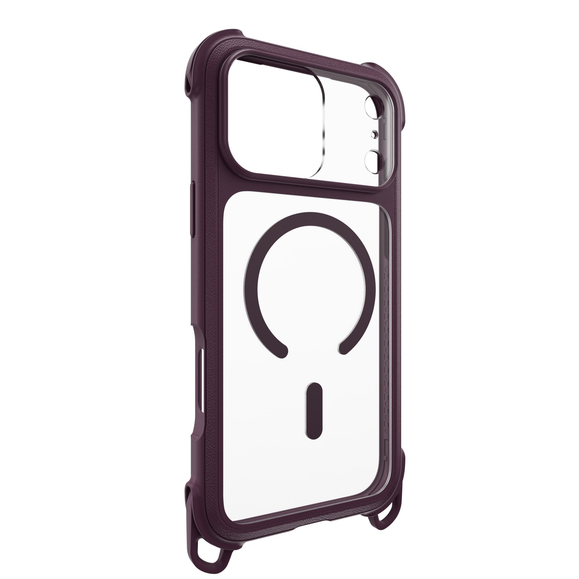 MAGEASY Odyssey Strap M for iPhone 18 Pro Max / 17 Pro Max Rugged Lanyard Case - Nebula/Purple
