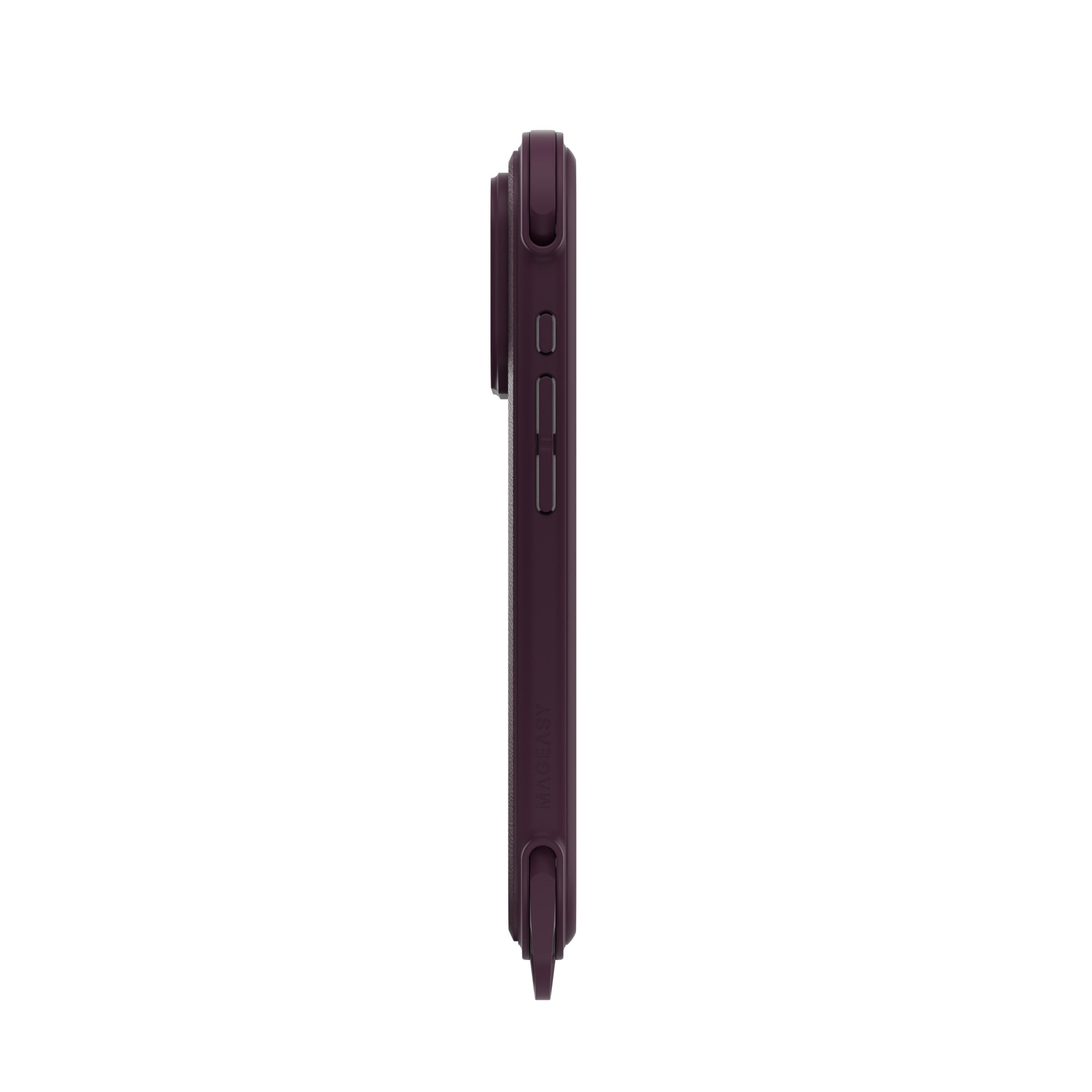 MAGEASY Odyssey Strap M for iPhone 18 Pro / 17 Pro Rugged Lanyard Case - Nebula/Purple