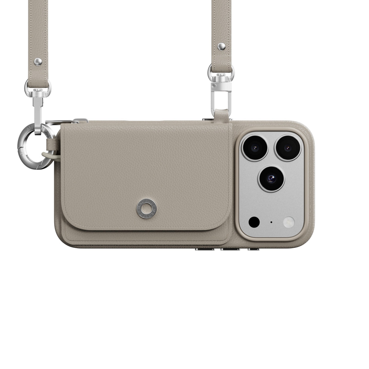 iPhone 18 Pro / Pro Max & 17 Pro / Pro Max MAGEASY Pouch M MagSafe Wallet Case with Lanyard