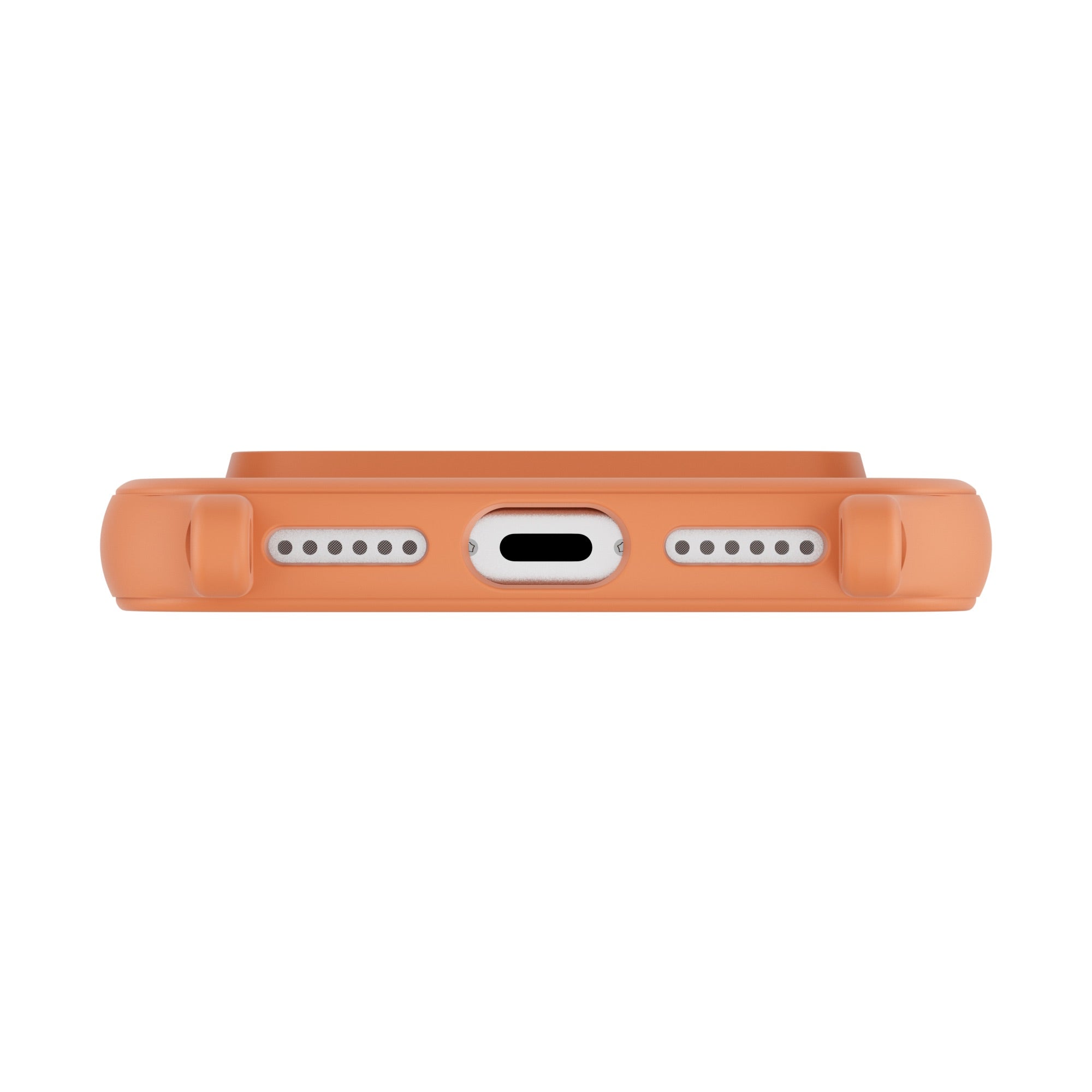 MAGEASY ROAM M MagSafe Crossbody Lanyard Case for iPhone 17 Pro Max - Coral Orange