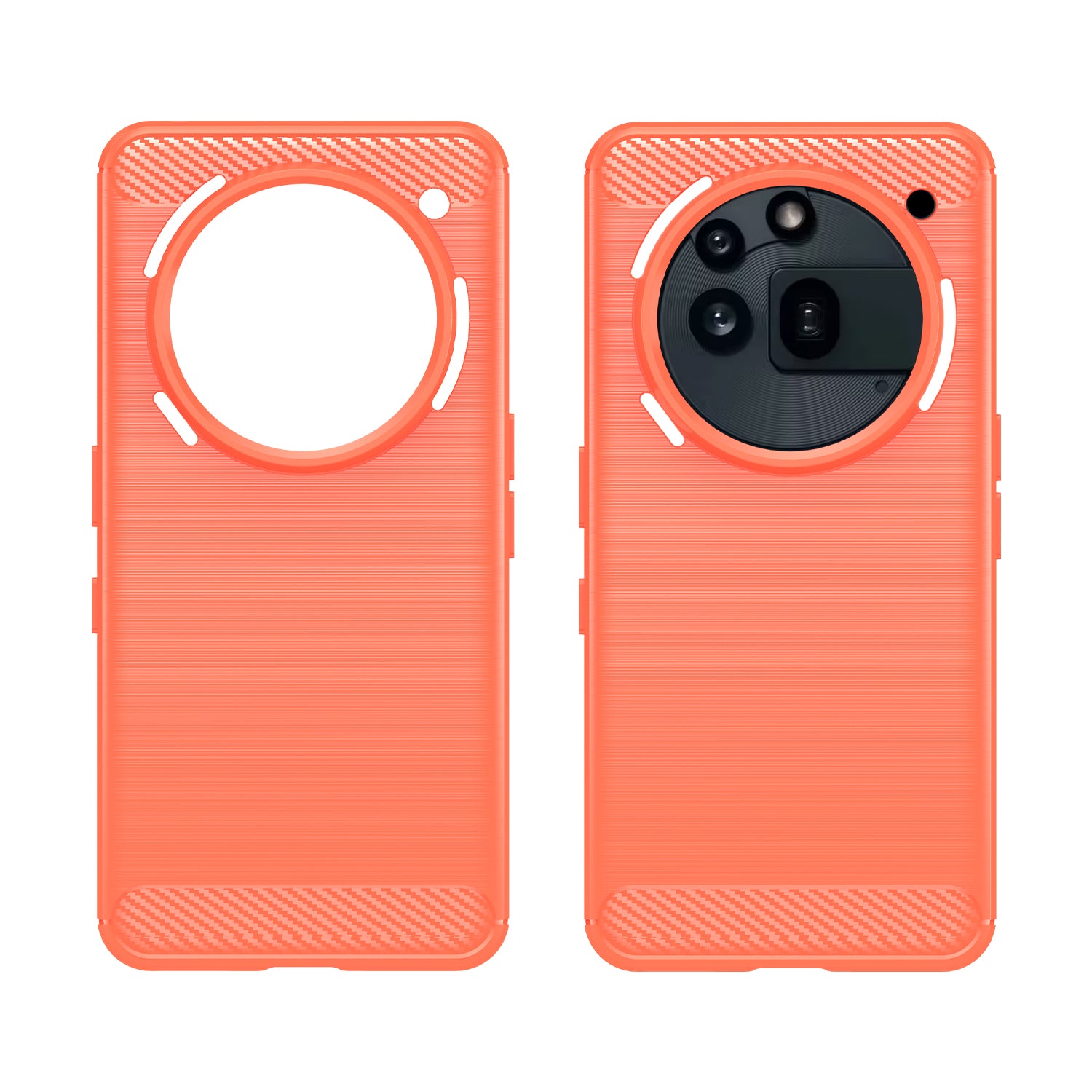 Nothing Phone (3a) Pro Carbon Fibre TPU Case Slim Shockproof Cover Red