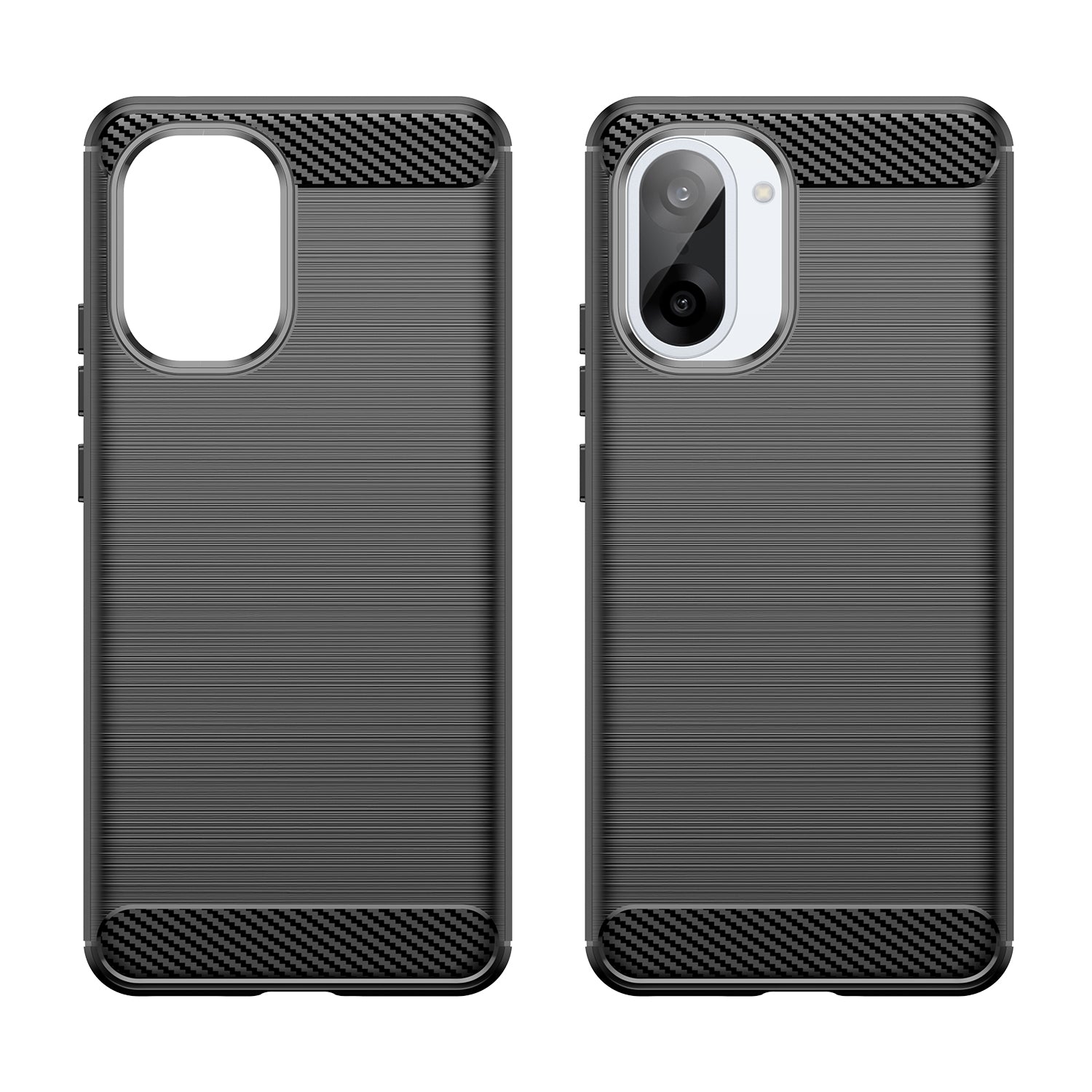 OnePlus Nord CE5 Carbon Fibre TPU Case Slim Shockproof Cover Black