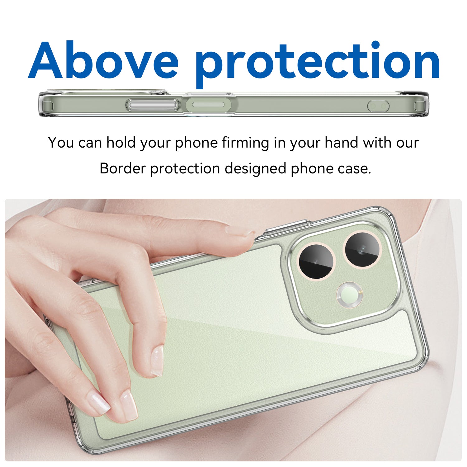 OPPO A5 Pro 5G Soft TPU Bumper Case (Clear)