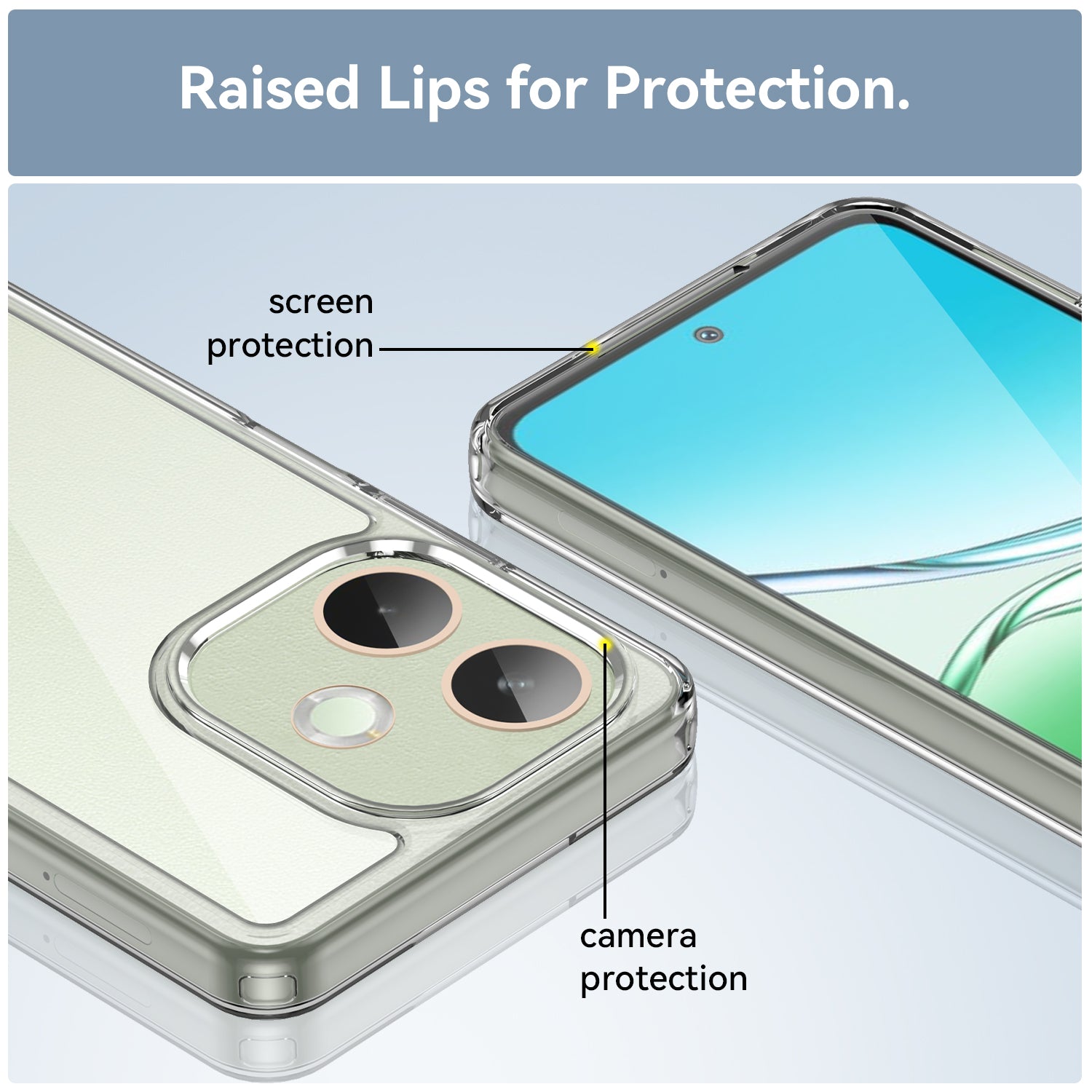 OPPO A5 Pro 5G Soft TPU Bumper Case (Clear)