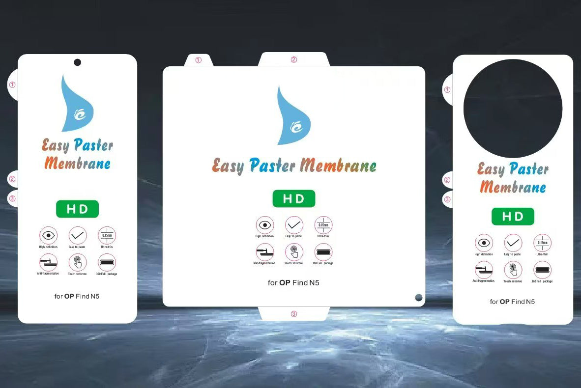 OPPO Find N5 Hydrogel Screen Protector (Whole Sets)