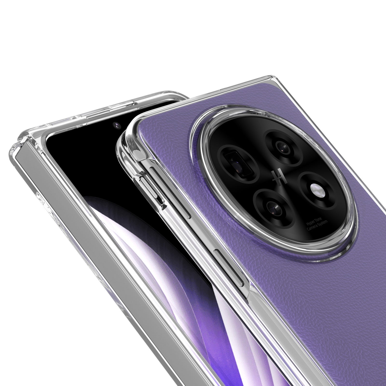 OPPO Find N5 Clear Crystal Hard PC Case – Ultra Slim Transparent Shell