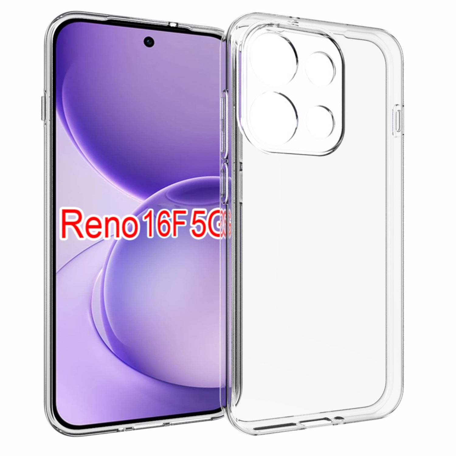 OPPO Reno16 F 5G Soft Gel Case - Slim Design