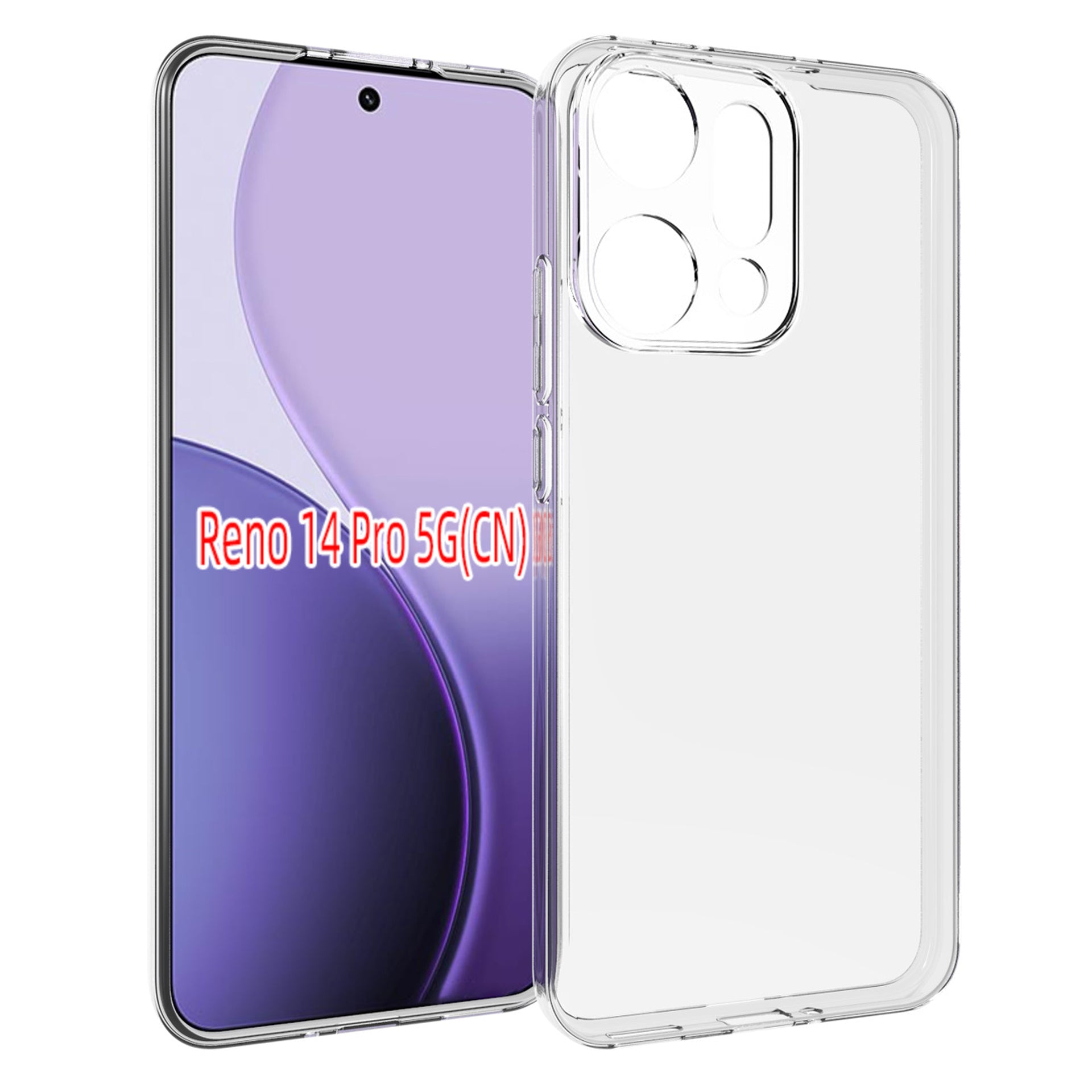OPPO Reno14 Pro 5G Soft Gel Case - Slim Design