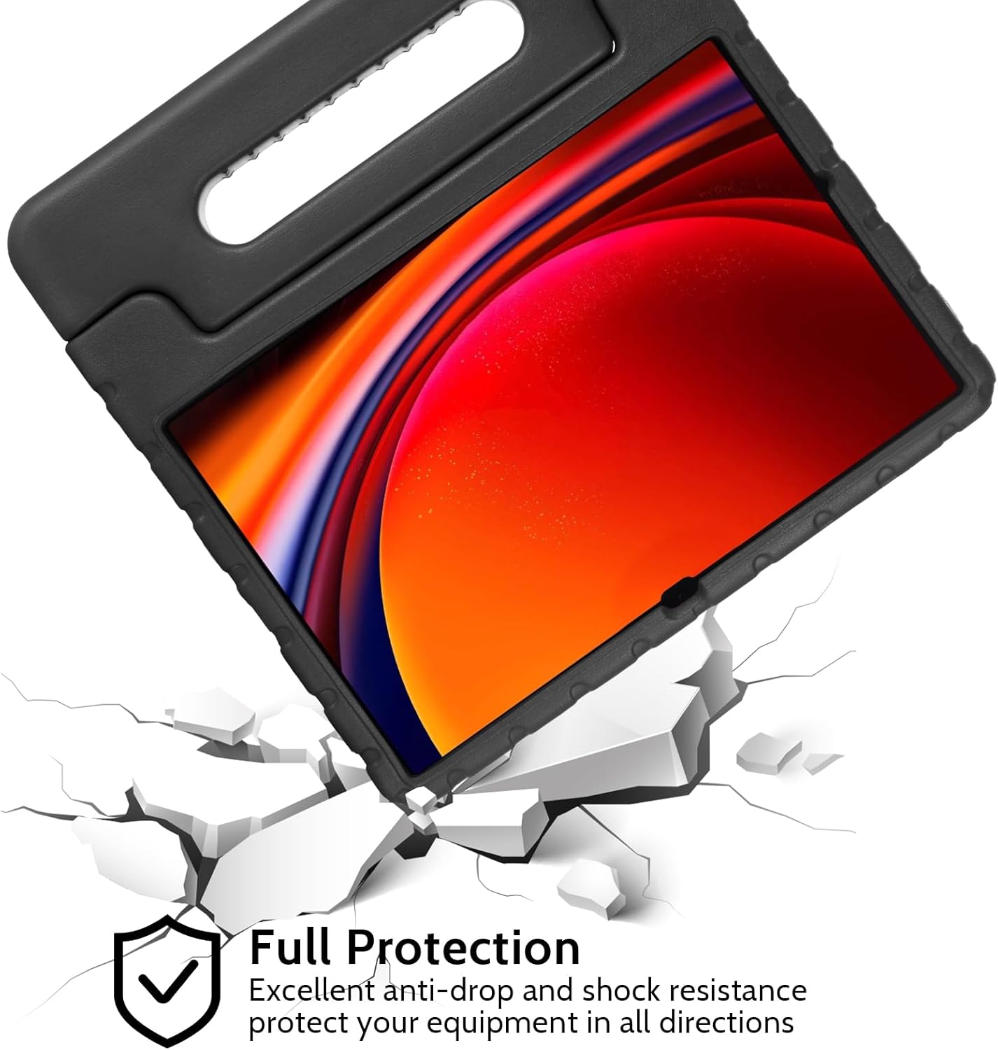 Samsung Tab S10FE Plus X620 EVA Shockproof Case (Black)