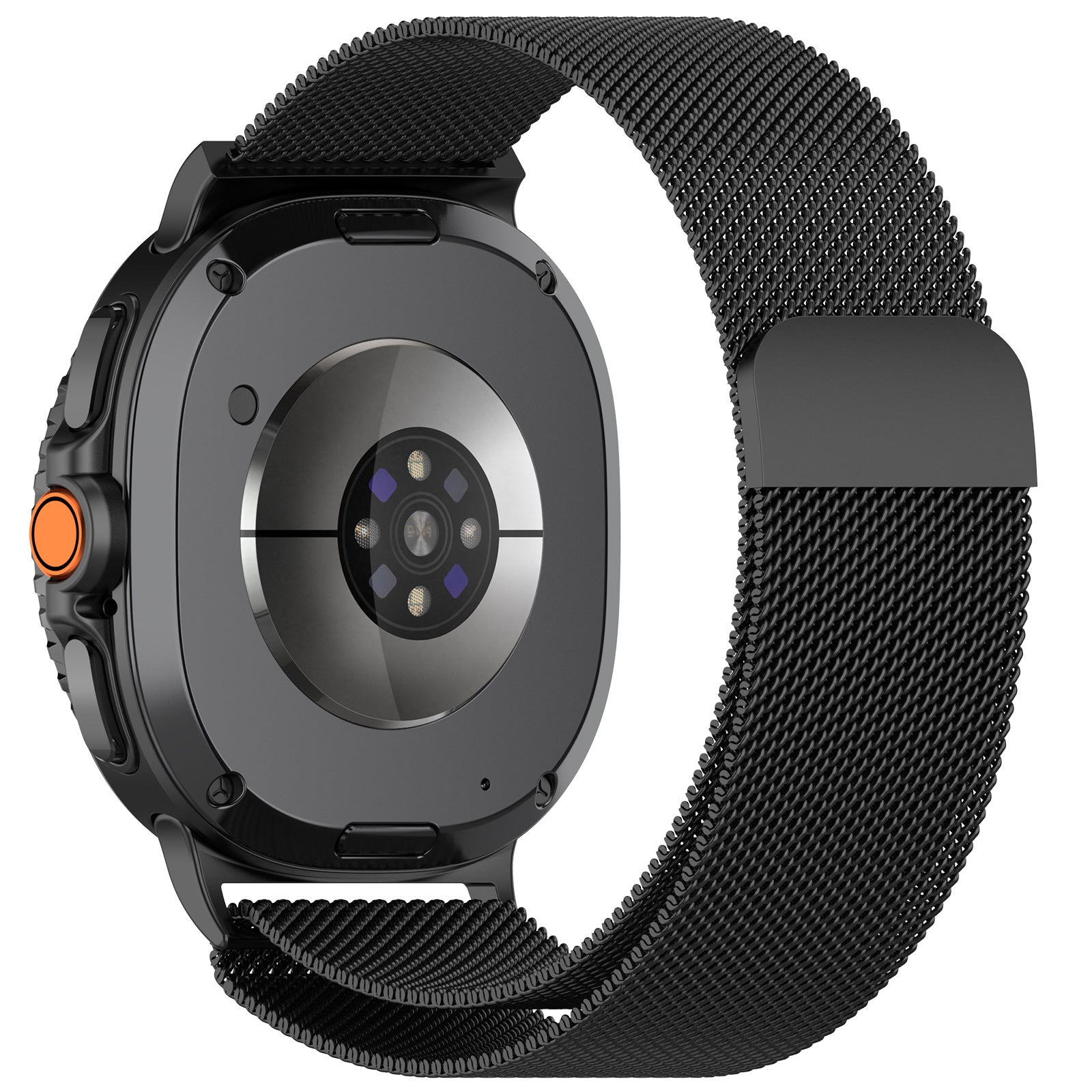Milanese Loop Magnetic Stainless Steel Band for Samsung Galaxy Watch 8 (40 mm / 44 mm) Black