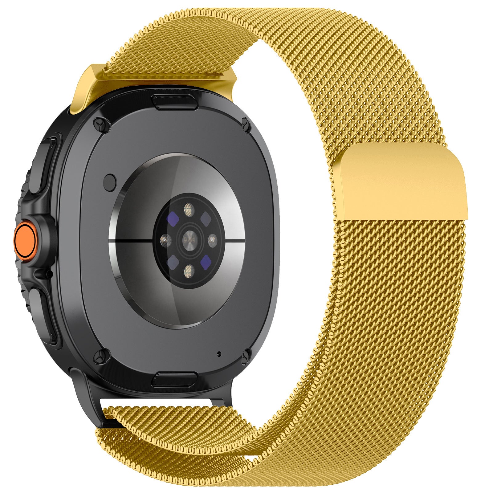 Milanese Loop Magnetic Stainless Steel Band for Samsung Galaxy Watch 8 (40 mm / 44 mm) Gold