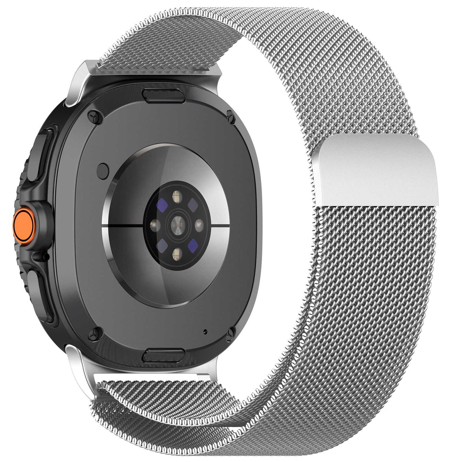 Milanese Loop Magnetic Stainless Steel Band for Samsung Galaxy Watch 8 (40 mm / 44 mm) Silver