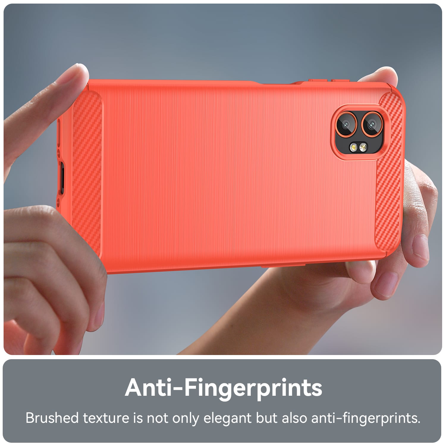 Samsung Xcover 7 Pro Carbon Fibre TPU Case Slim Shockproof Cover Red