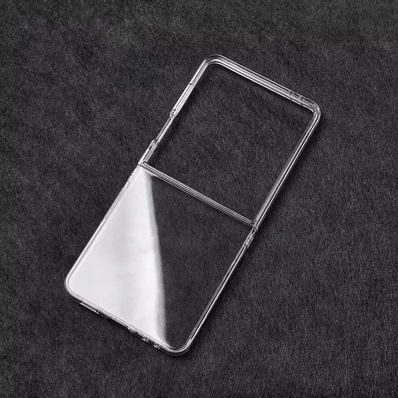 Galaxy Z Flip 8 Clear Crystal Hard PC Case – Ultra Slim Transparent Shell