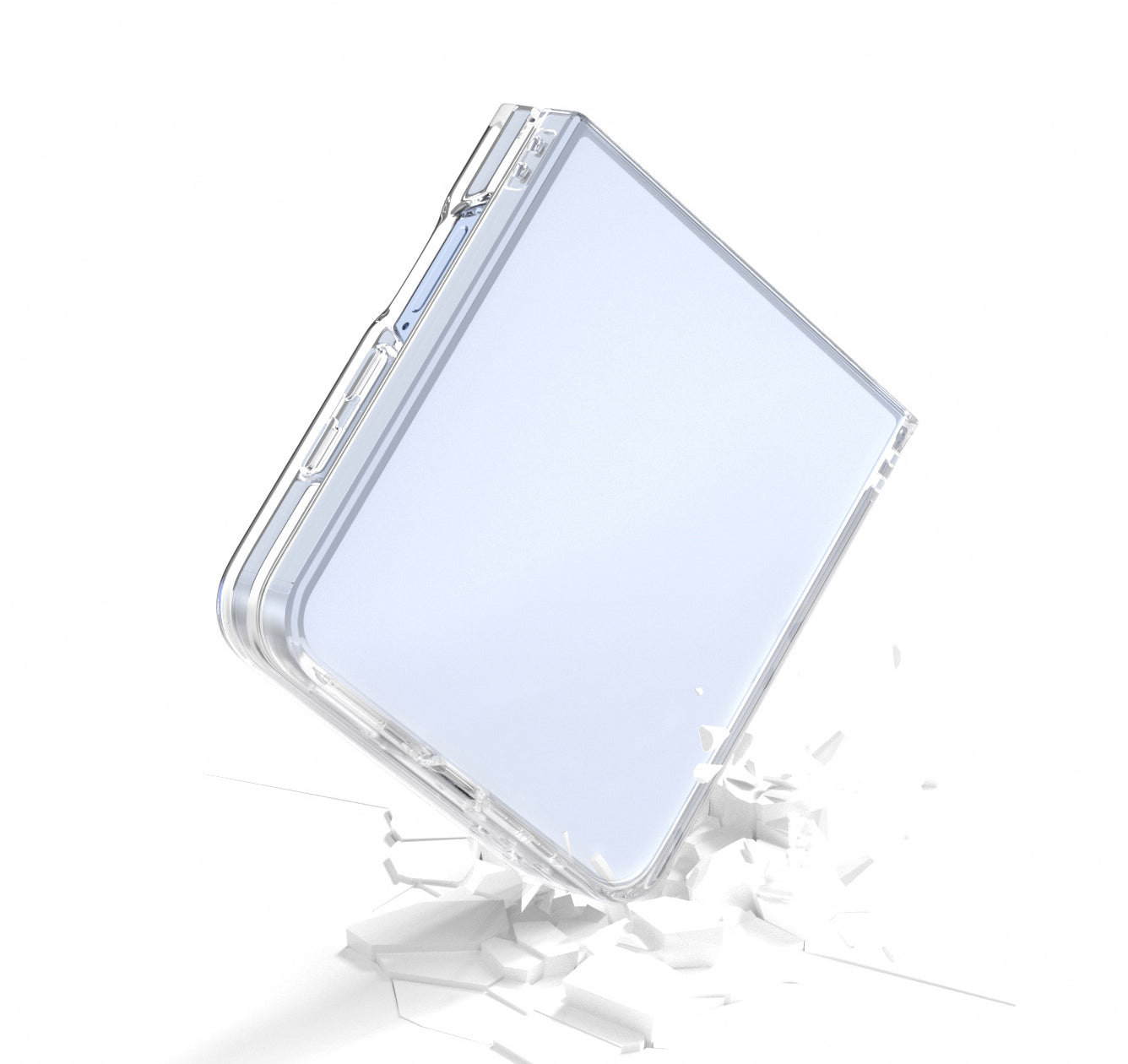 Galaxy Z Flip 7 Clear Crystal Hard PC Case – Ultra Slim Transparent Shell