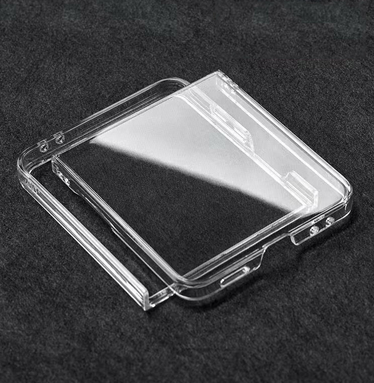 Galaxy Z Flip 7 Clear Crystal Hard PC Case – Ultra Slim Transparent Shell