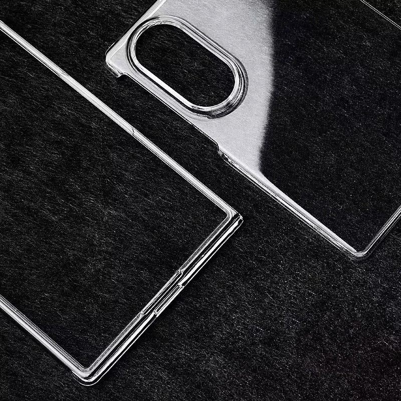 Galaxy Z Fold 8 Clear Crystal Hard PC Case – Ultra Slim Transparent Shell