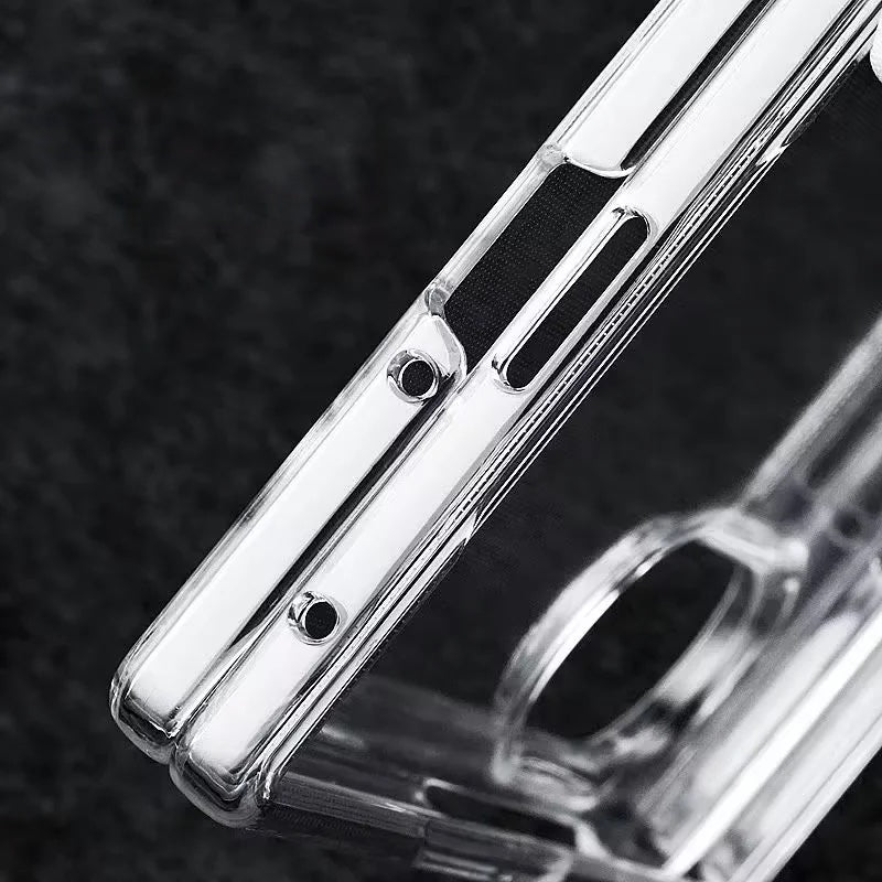 Galaxy Z Fold 8 Clear Crystal Hard PC Case – Ultra Slim Transparent Shell