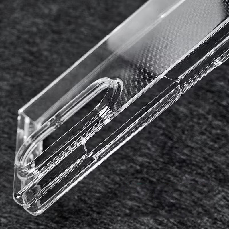 Galaxy Z Fold 7 Clear Crystal Hard PC Case – Ultra Slim Transparent Shell