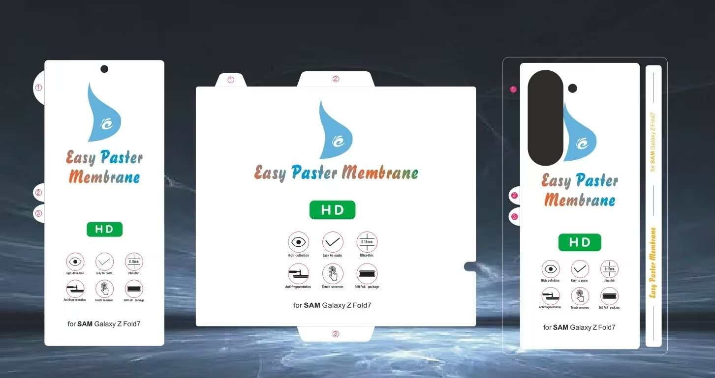 Samsung Z Fold 7 Hydrogel Screen Protector (Whole Sets)