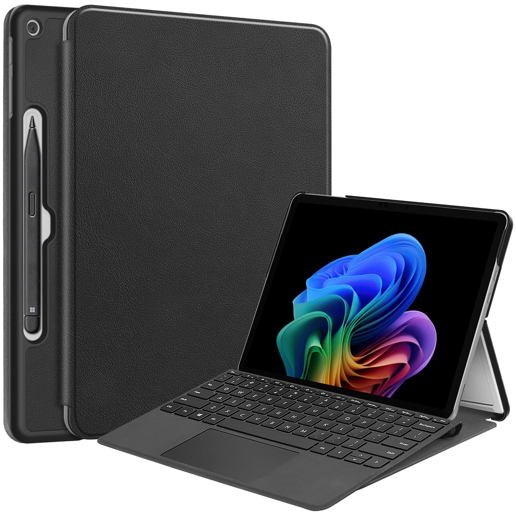 Microsoft Surface Pro 12" (1st Ed) Multi-Angle View Case (Black)