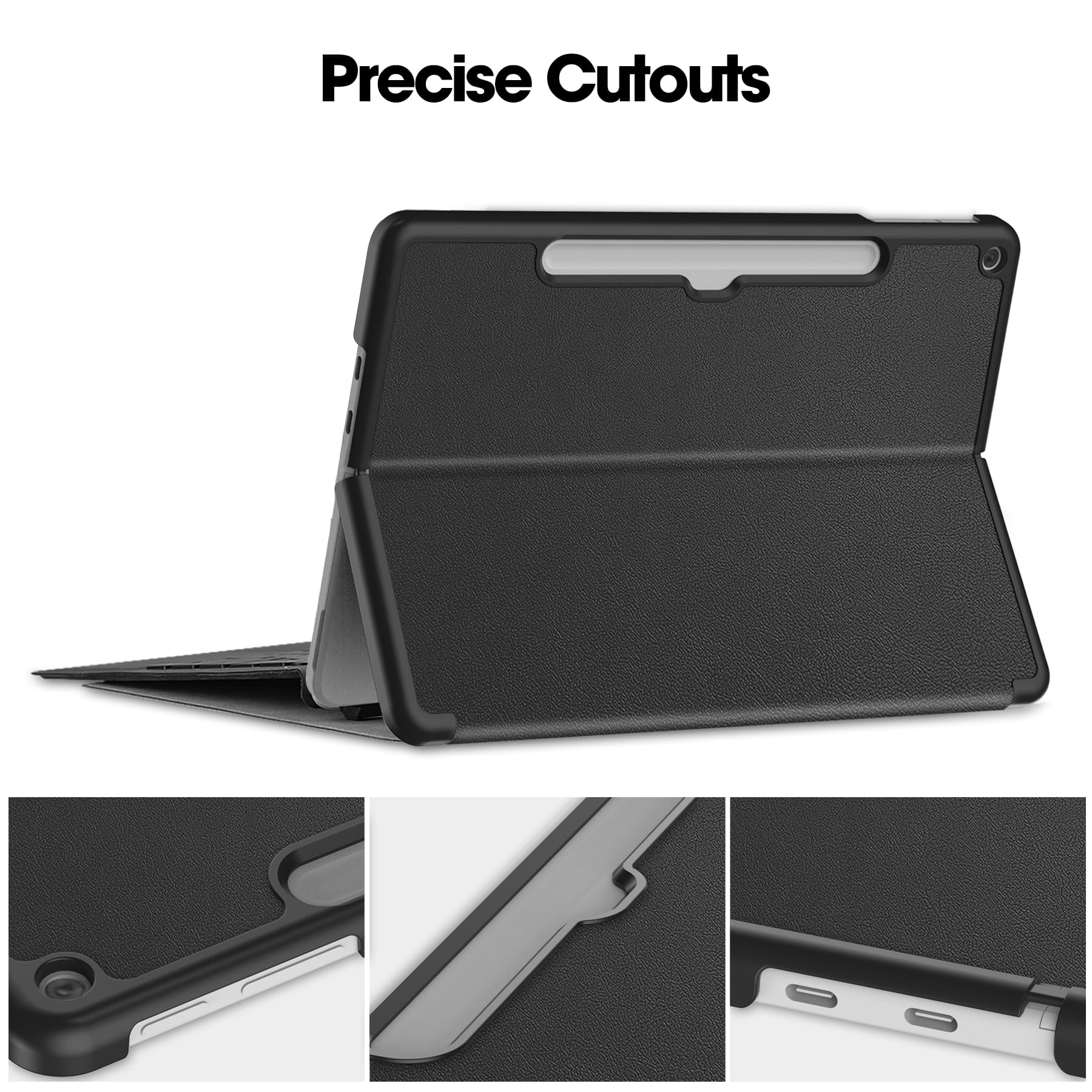 Microsoft Surface Pro 12" (1st Ed) Multi-Angle View Case (Black)
