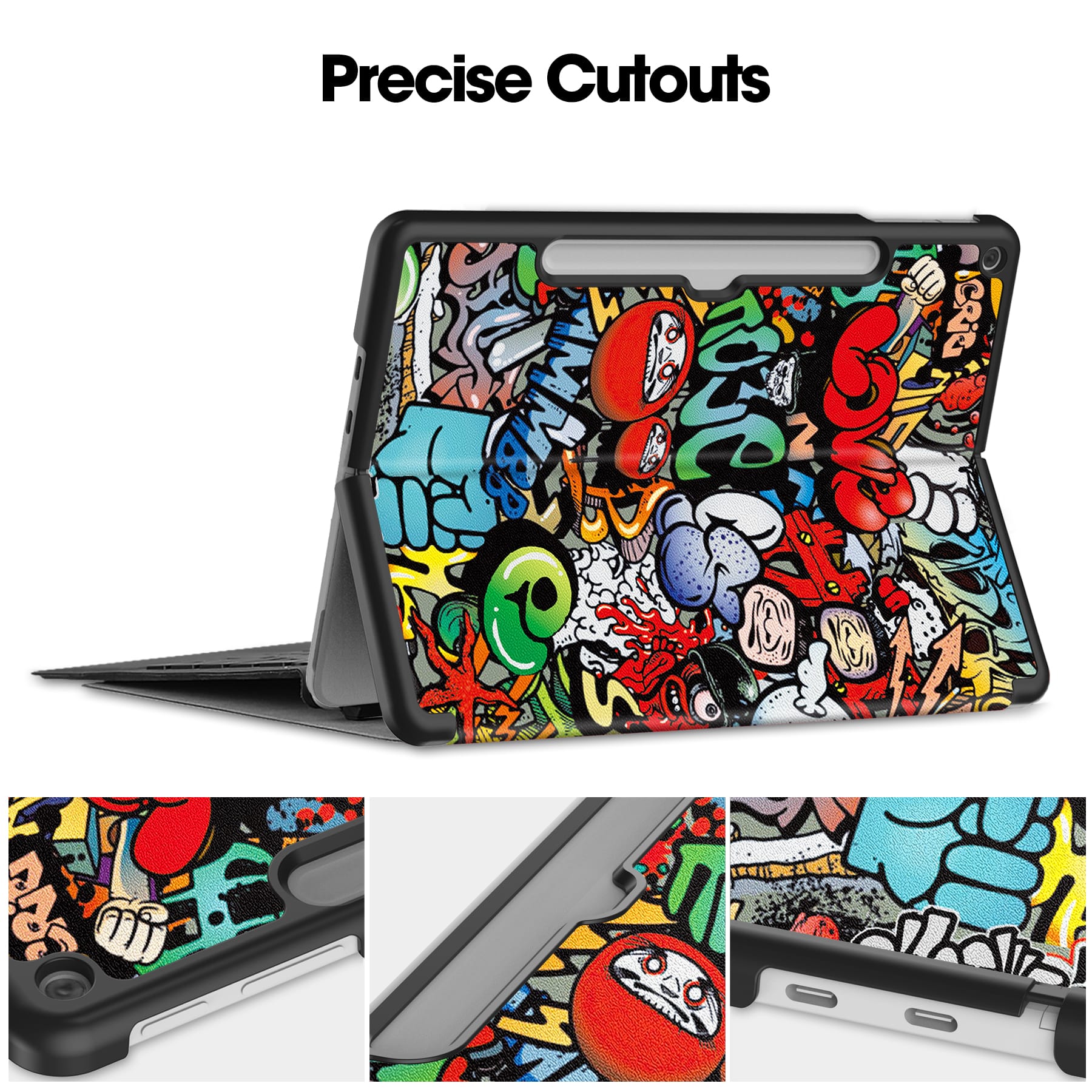 Microsoft Surface Pro 12" (1st Ed) Designer Multi-Angle View Case (Graffiti)