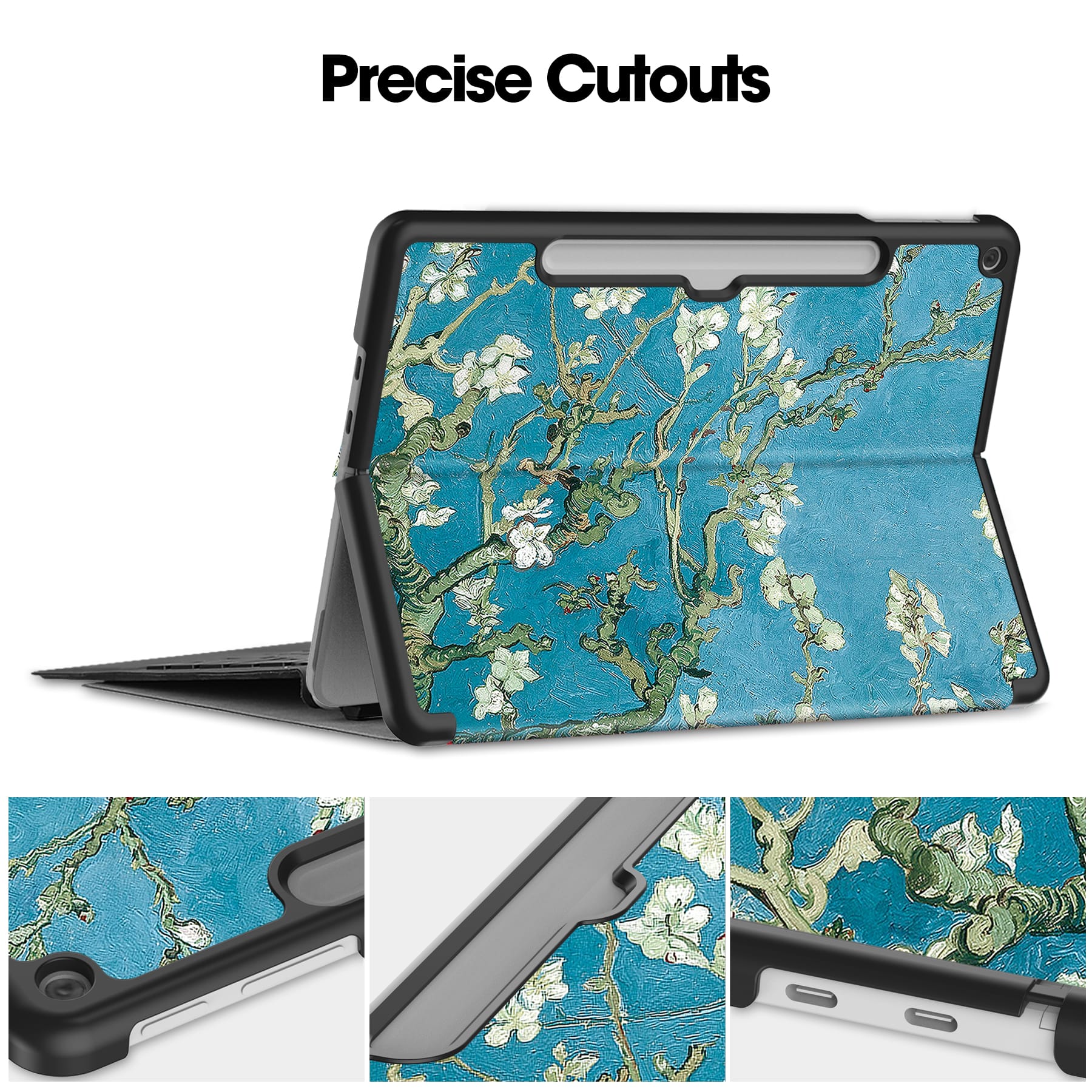 Microsoft Surface Pro 12" (1st Ed) Designer Multi-Angle View Case (Plum Tree)