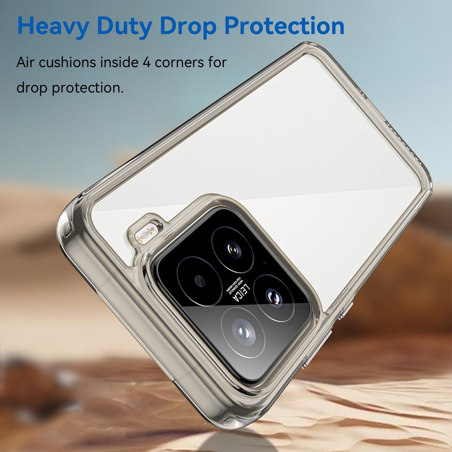 Xiaomi 15 Soft TPU Bumper Case (Clear Grey)