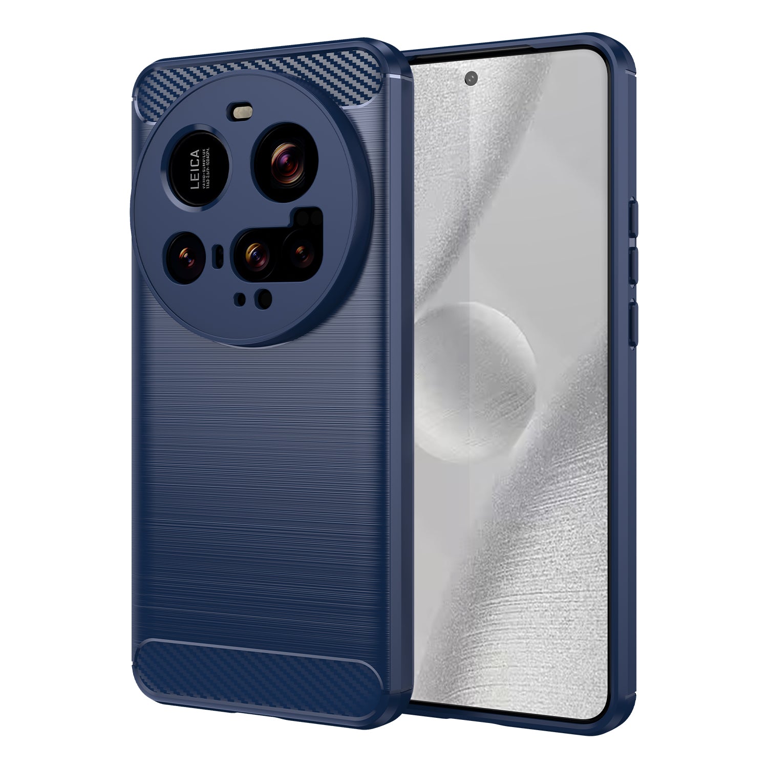 Xiaomi 15 Ultra Carbon Fibre TPU Case Slim Shockproof Cover Navy