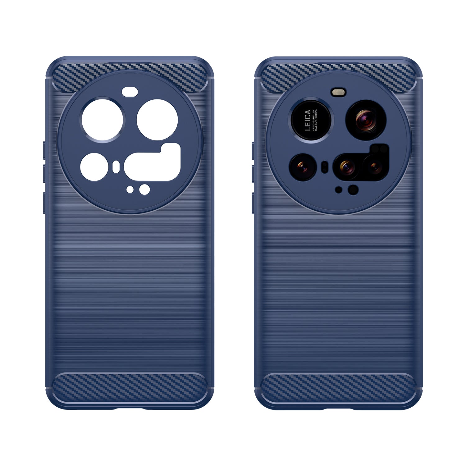 Xiaomi 15 Ultra Carbon Fibre TPU Case Slim Shockproof Cover Navy