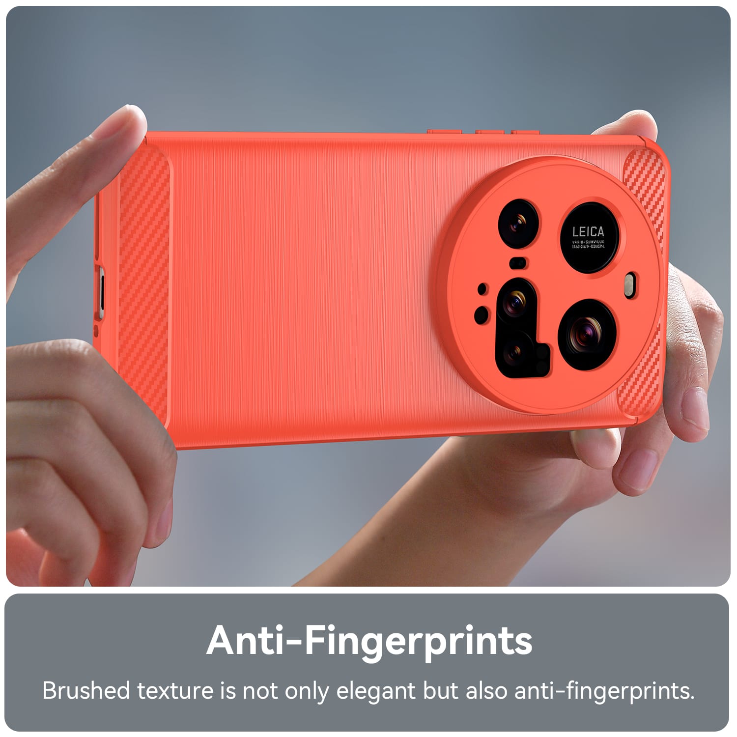 Xiaomi 15 Ultra Carbon Fibre TPU Case Slim Shockproof Cover Red