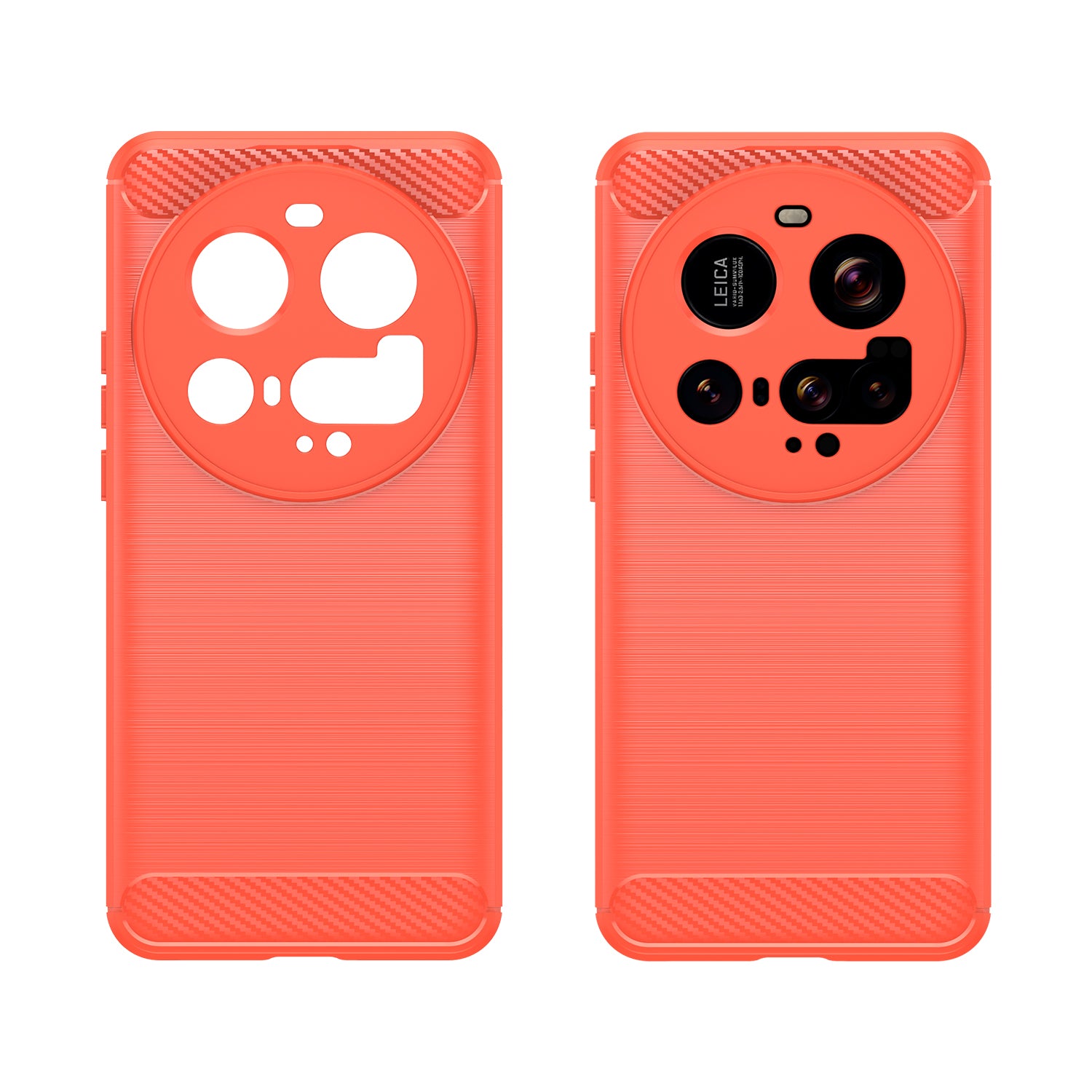 Xiaomi 15 Ultra Carbon Fibre TPU Case Slim Shockproof Cover Red