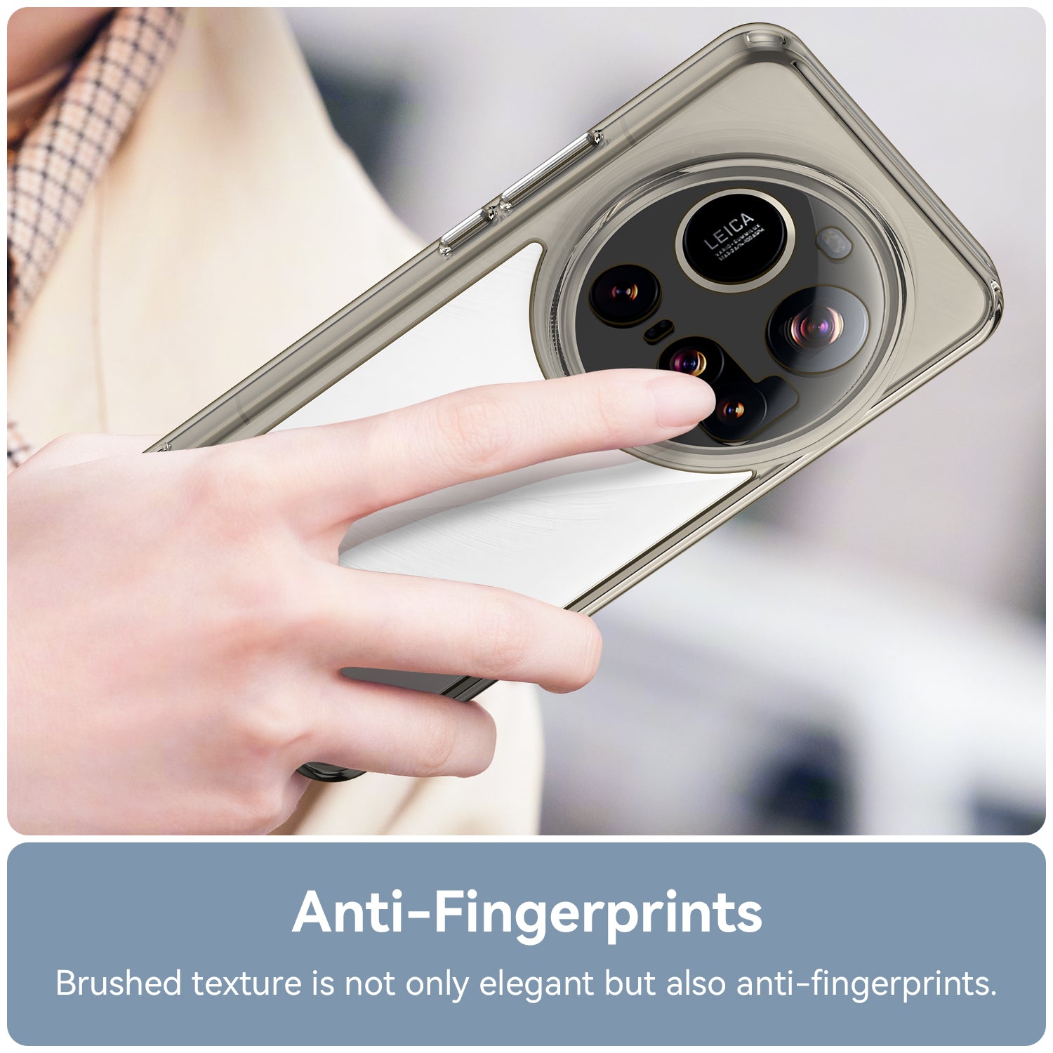 Xiaomi 15 Ultra Soft TPU Bumper Case (Clear Grey)