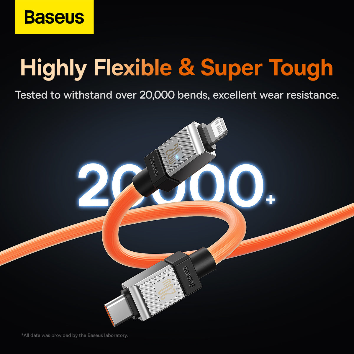 Baseus CoolPlay Series Fast Charging Cable Type-C to iPhone 20W 1m Orange