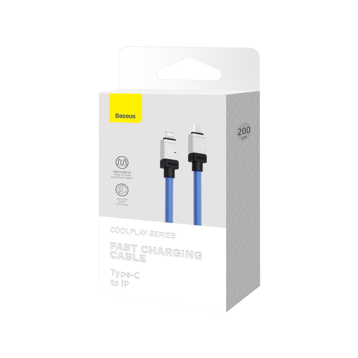 Baseus CoolPlay Series Fast Charging Cable Type-C to iPhone 20W 2m Blue