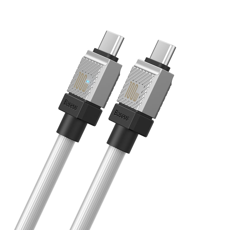 Baseus CoolPlay Series Fast Charging Cable Type-C to Type-C 100W 2m White
